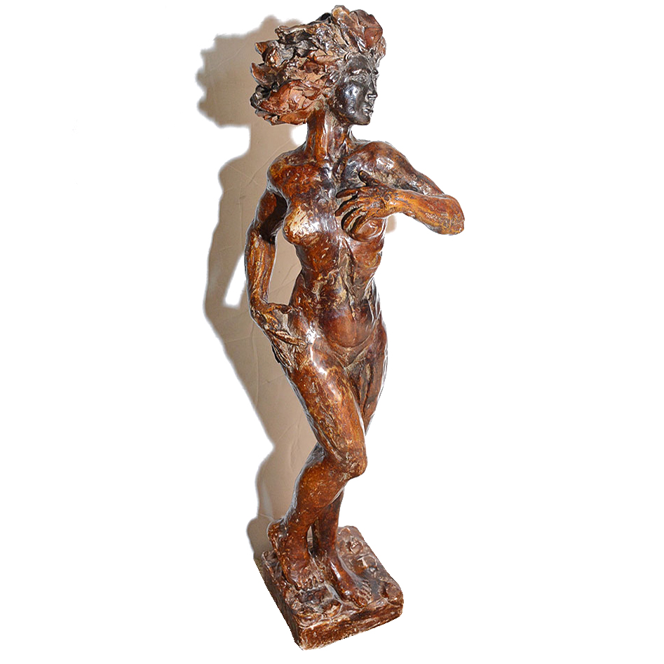 Attila's Plaster Sculpture of a Nude Figure