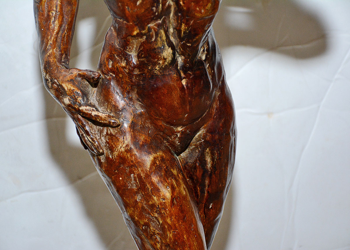 Attila's Plaster Sculpture of a Nude Figure