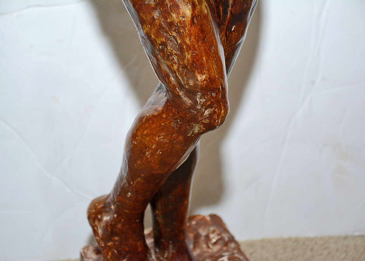 Attila's Plaster Sculpture of a Nude Figure