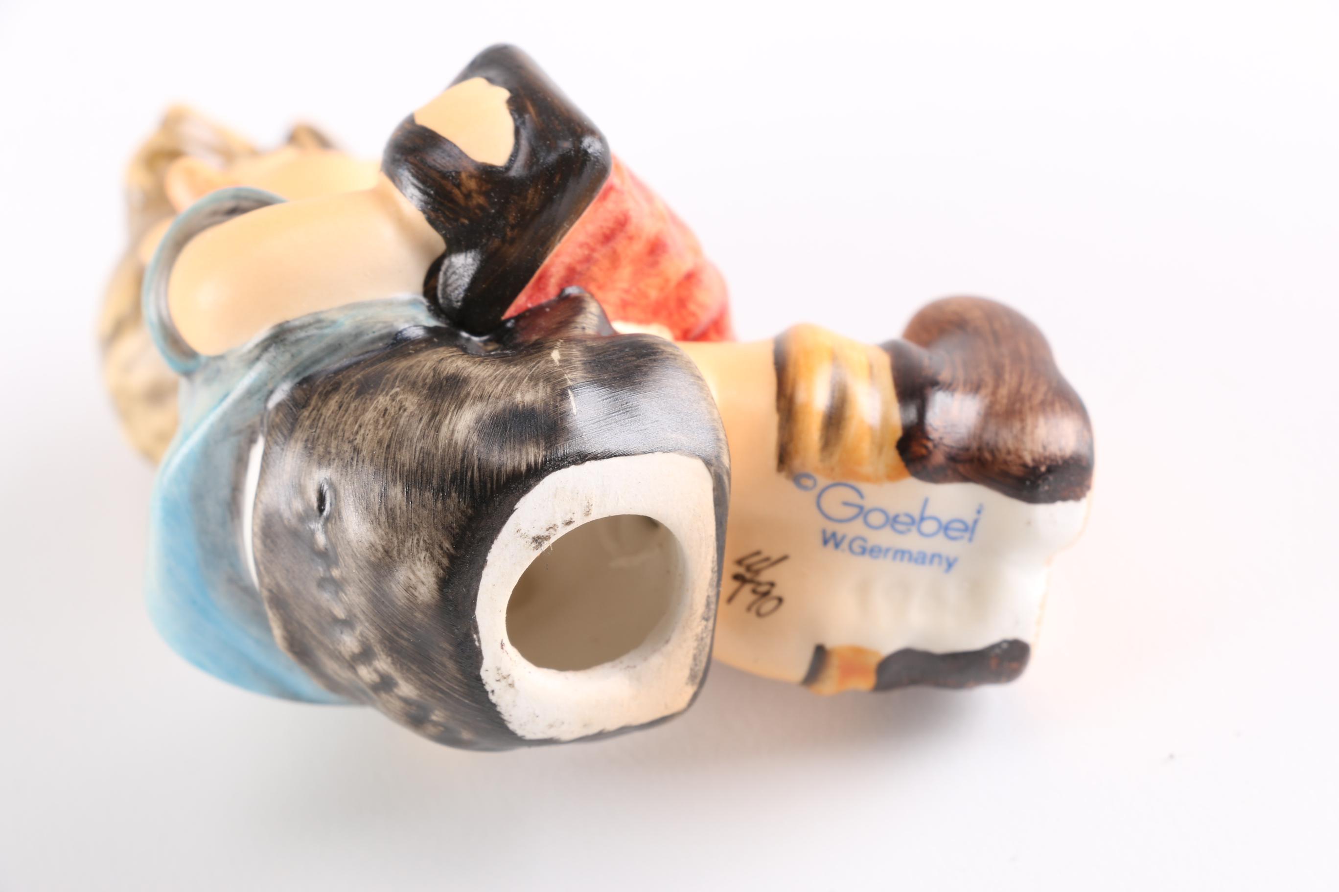 1990 Signed Hummel Figurines Boys Playing Instruments