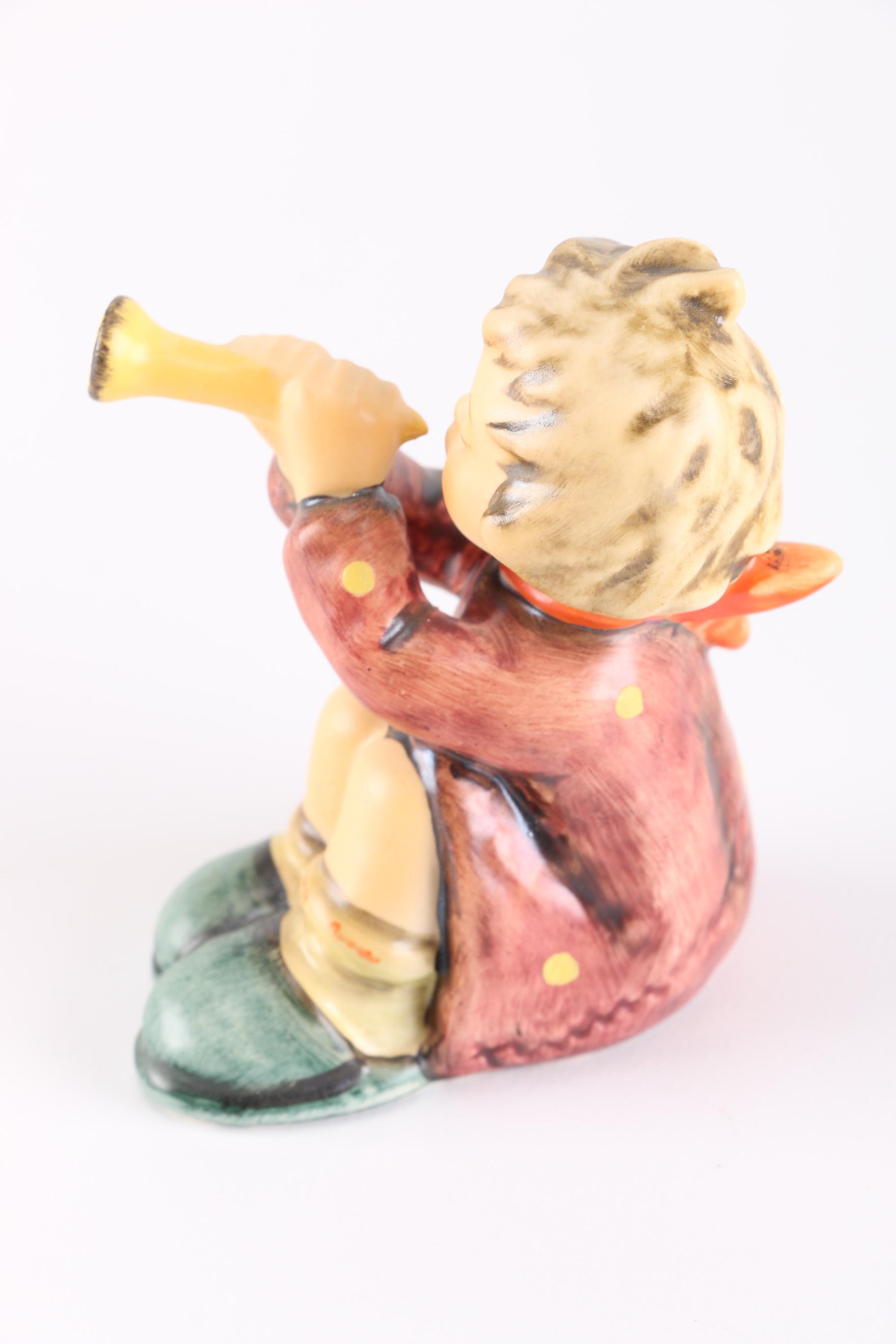 1990 Signed Hummel Figurines Boys Playing Instruments