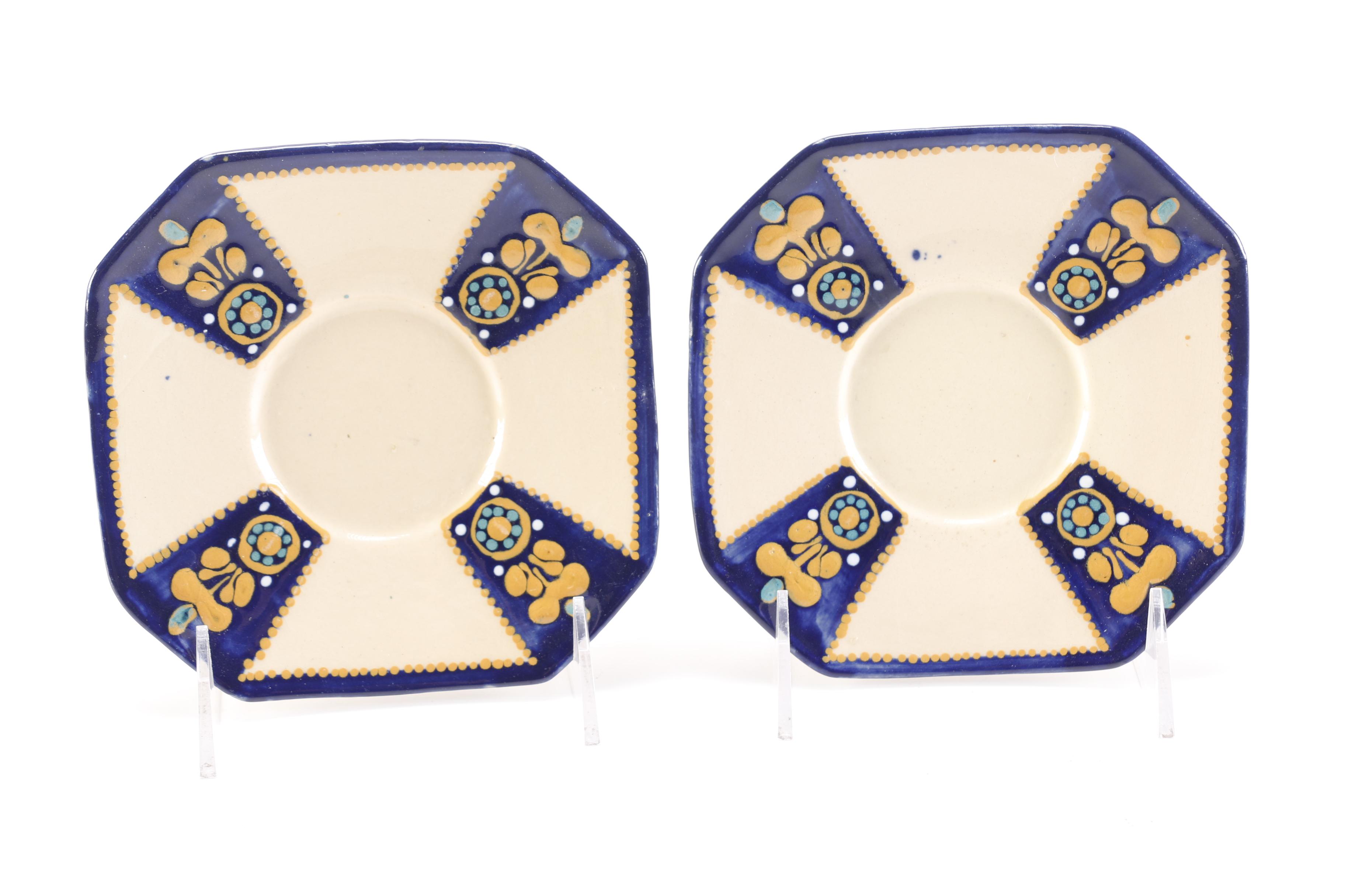 Harriot Quimper Pottery Plates