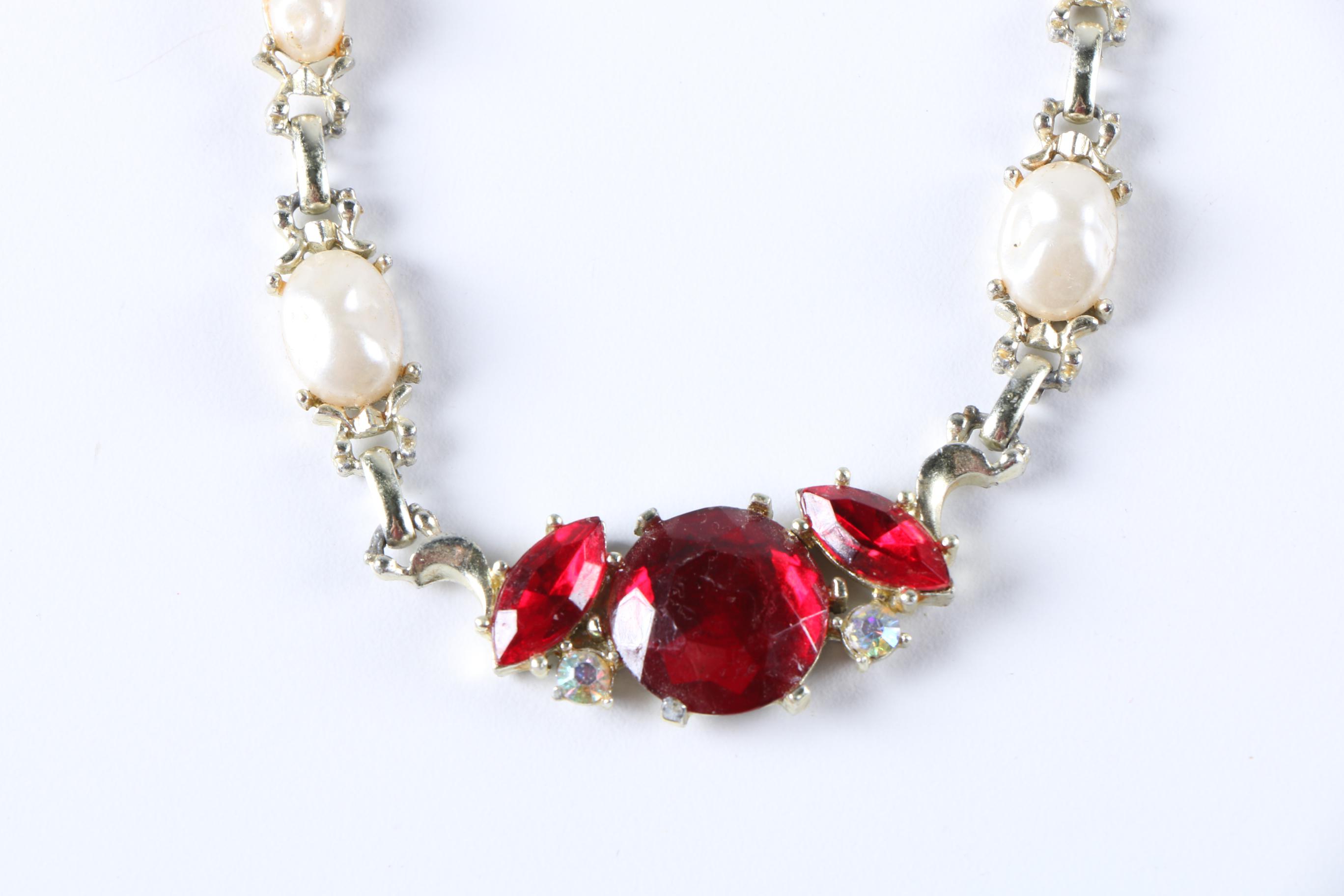 Red Tone Costume and Fashion Jewelry