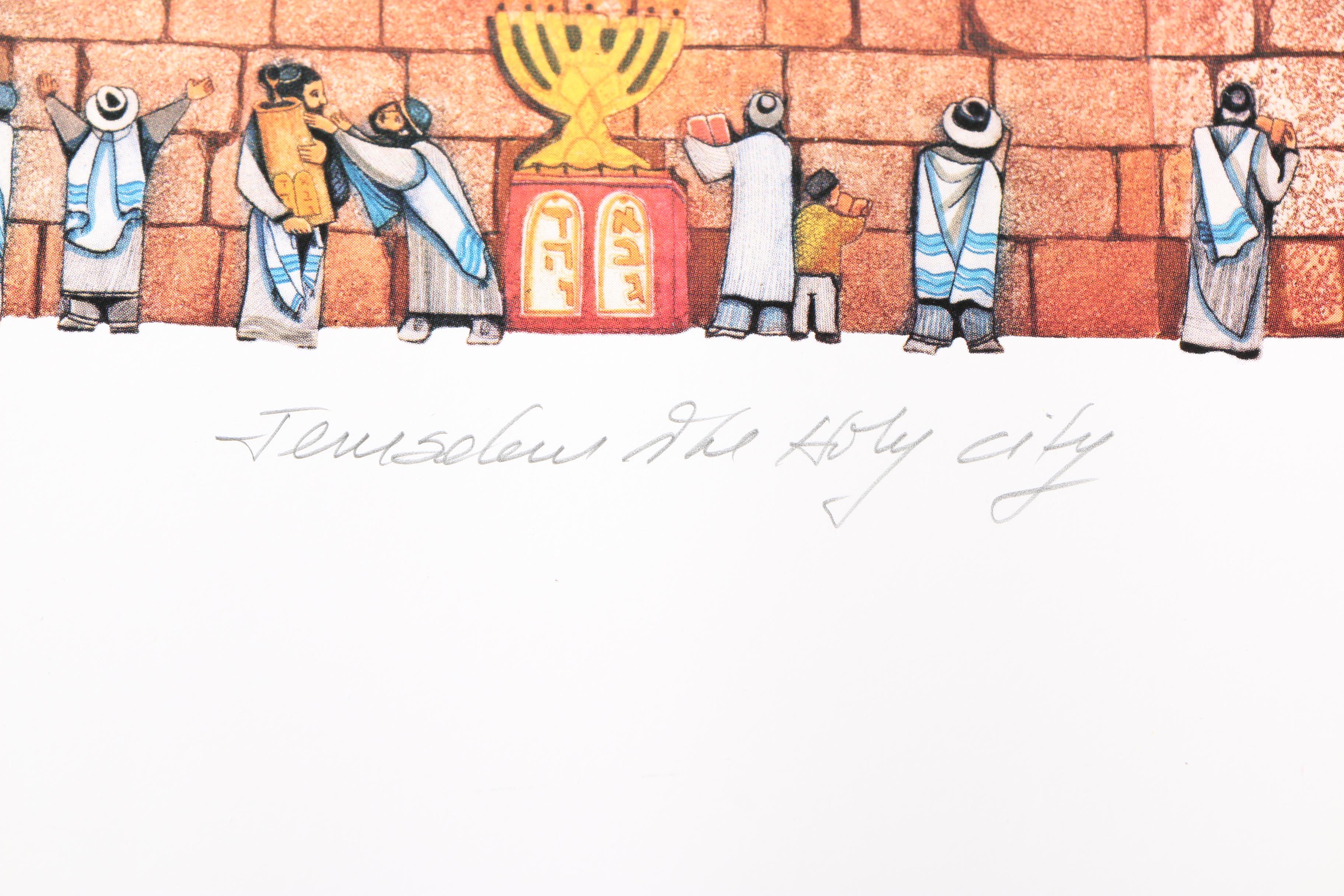 Amram Ebgi Limited Edition Relief Prints With Mixed Media Embellishments