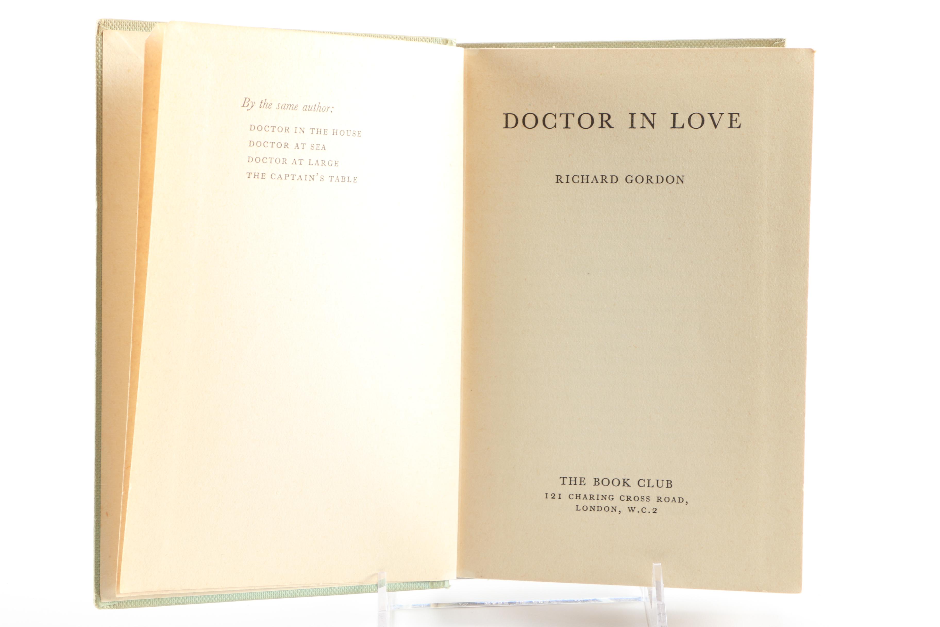 Circa 1940s Doctor Themed Romance Novels