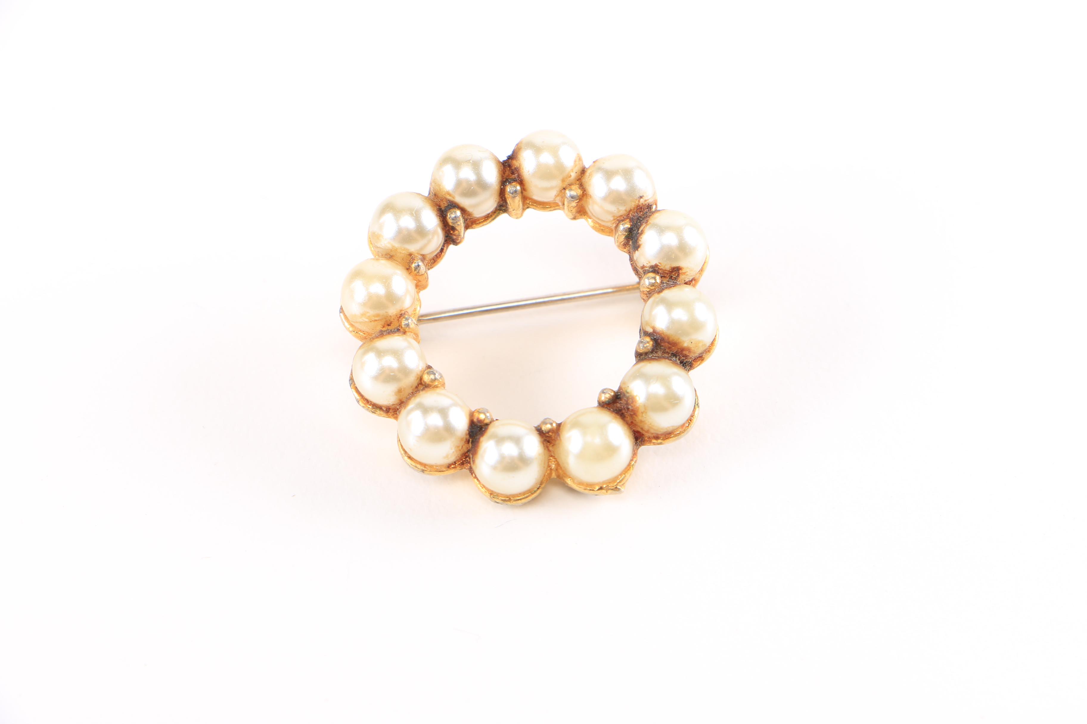 Gold Tone Costume Jewelry Including Napier