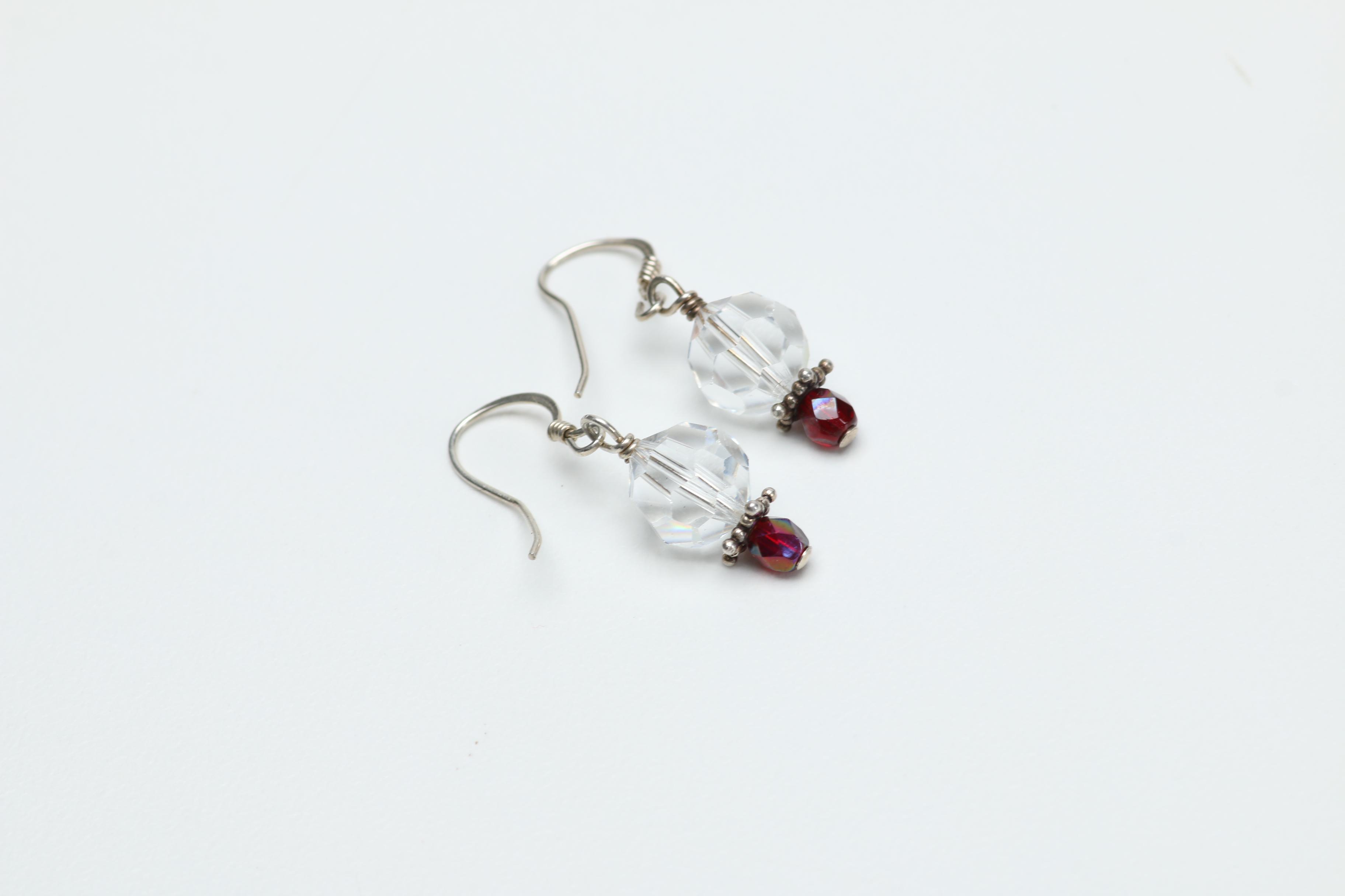 Sterling Silver With Art Glass Jewelry