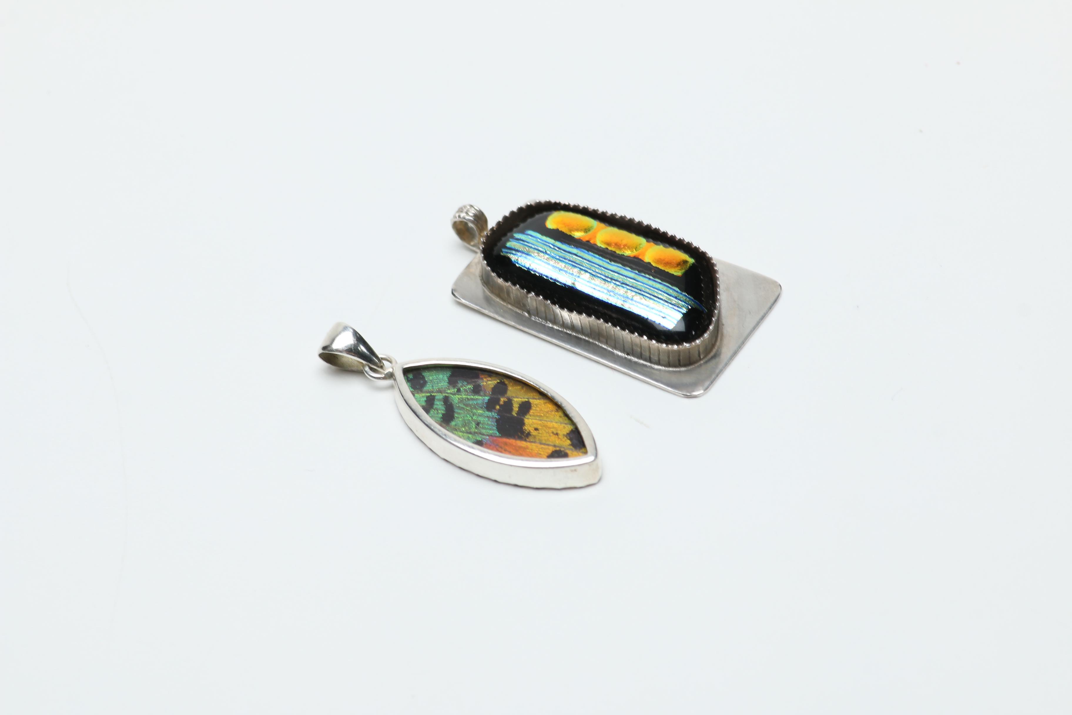 Sterling Silver With Art Glass Jewelry