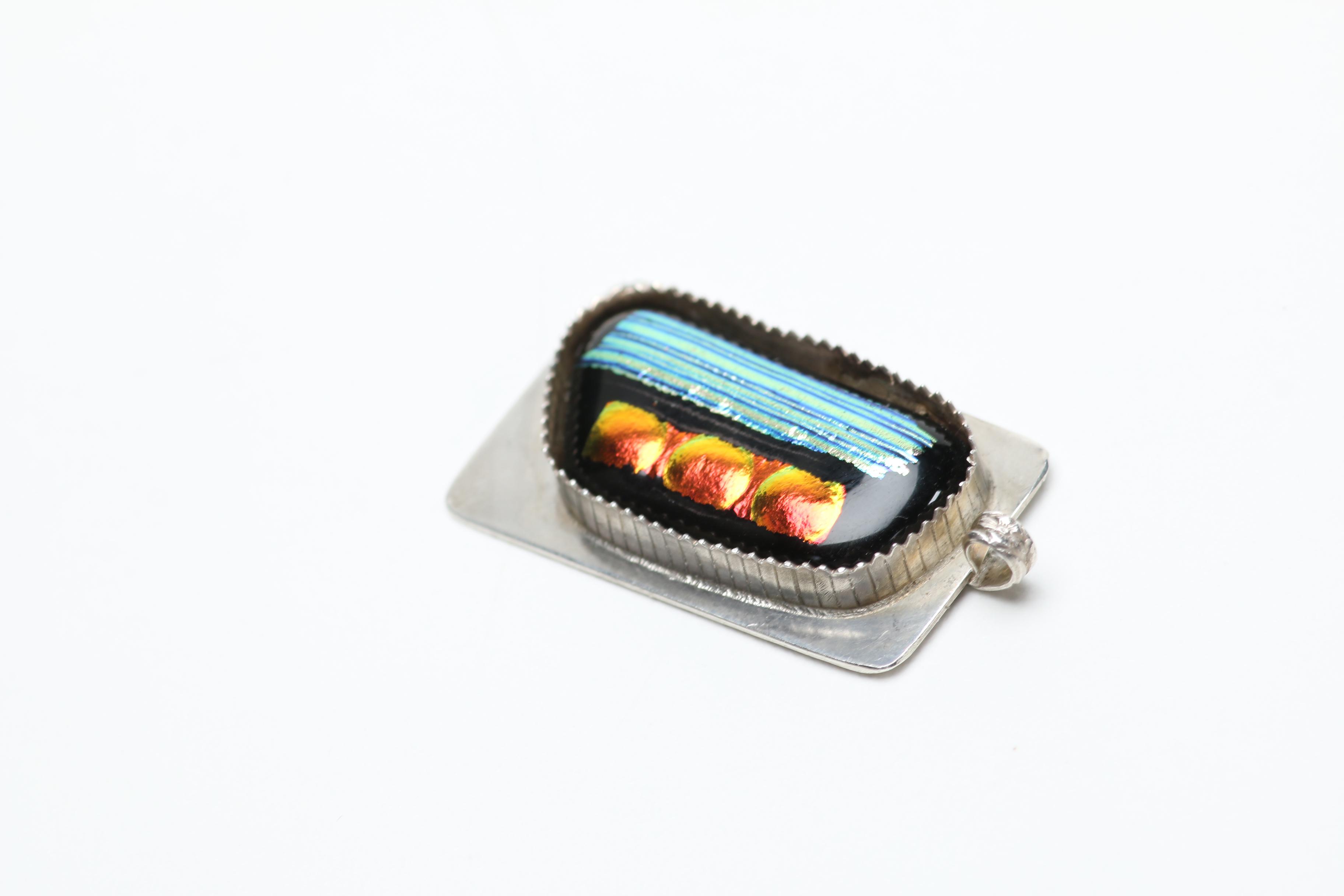 Sterling Silver With Art Glass Jewelry