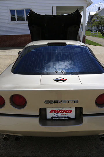 Silver 1986 Chevrolet Corvette