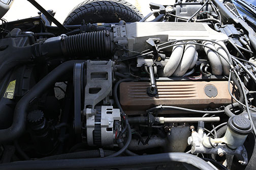 Silver 1986 Chevrolet Corvette