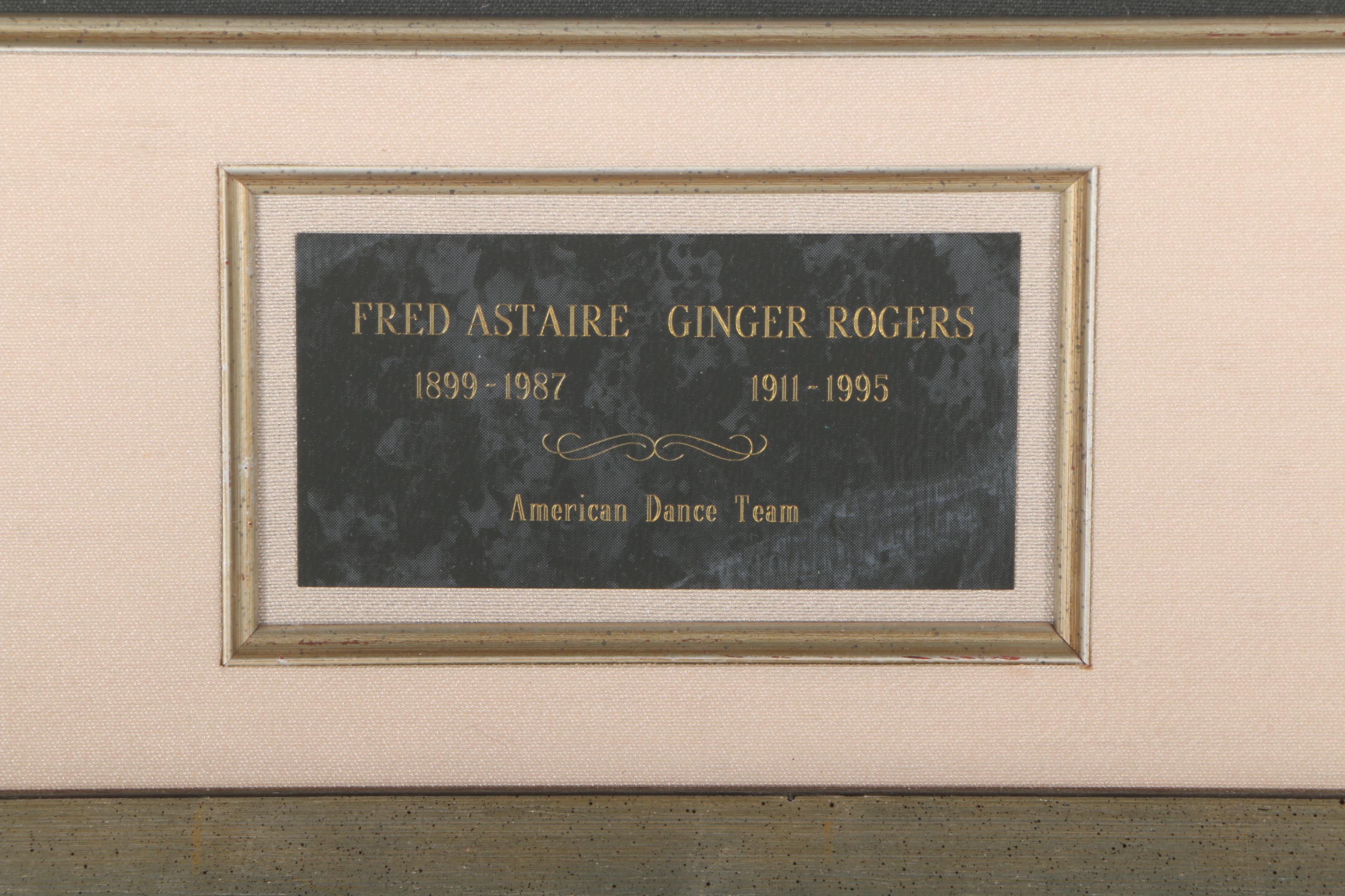 Fred Astaire and Ginger Rogers Autographed Photograph