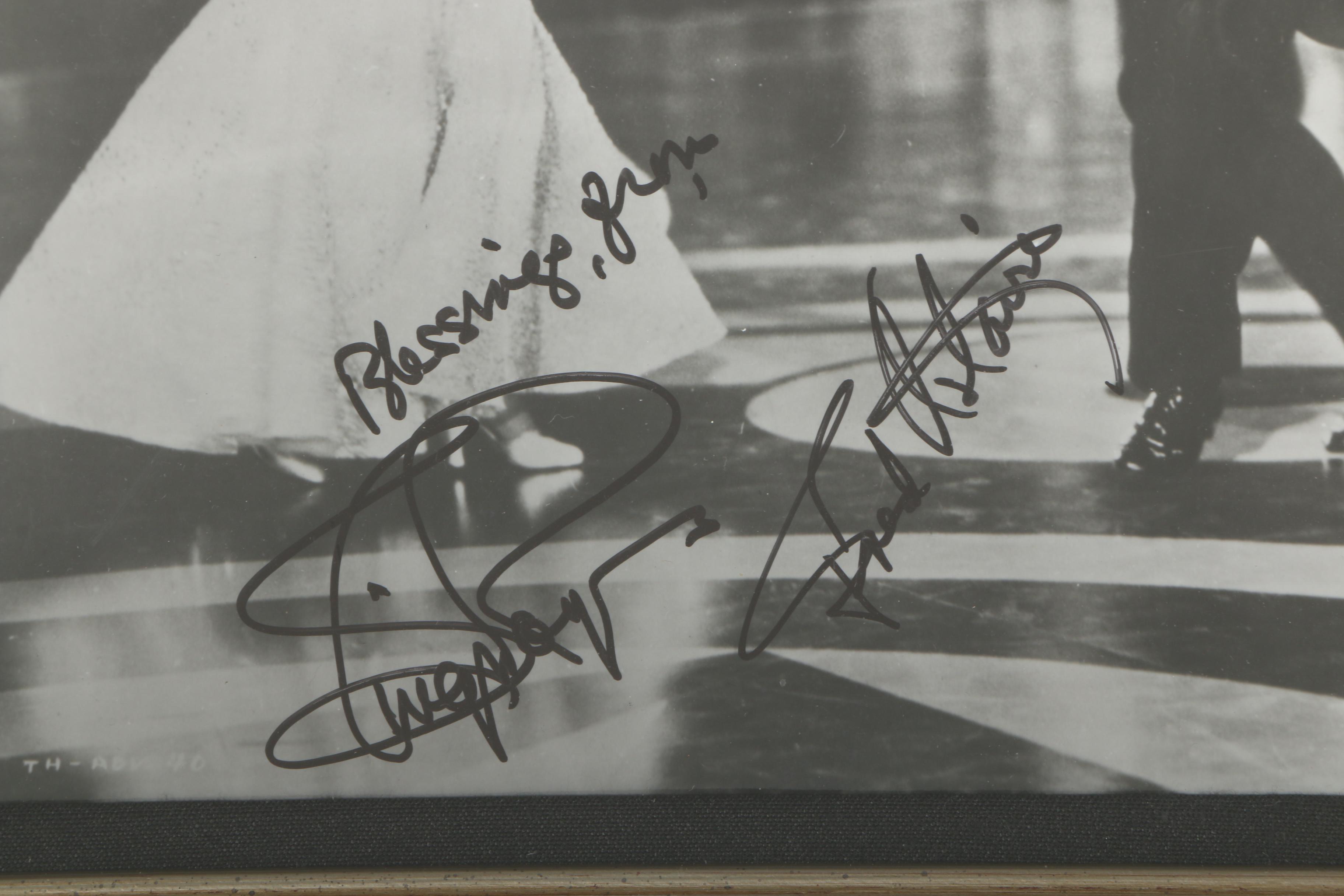 Fred Astaire and Ginger Rogers Autographed Photograph