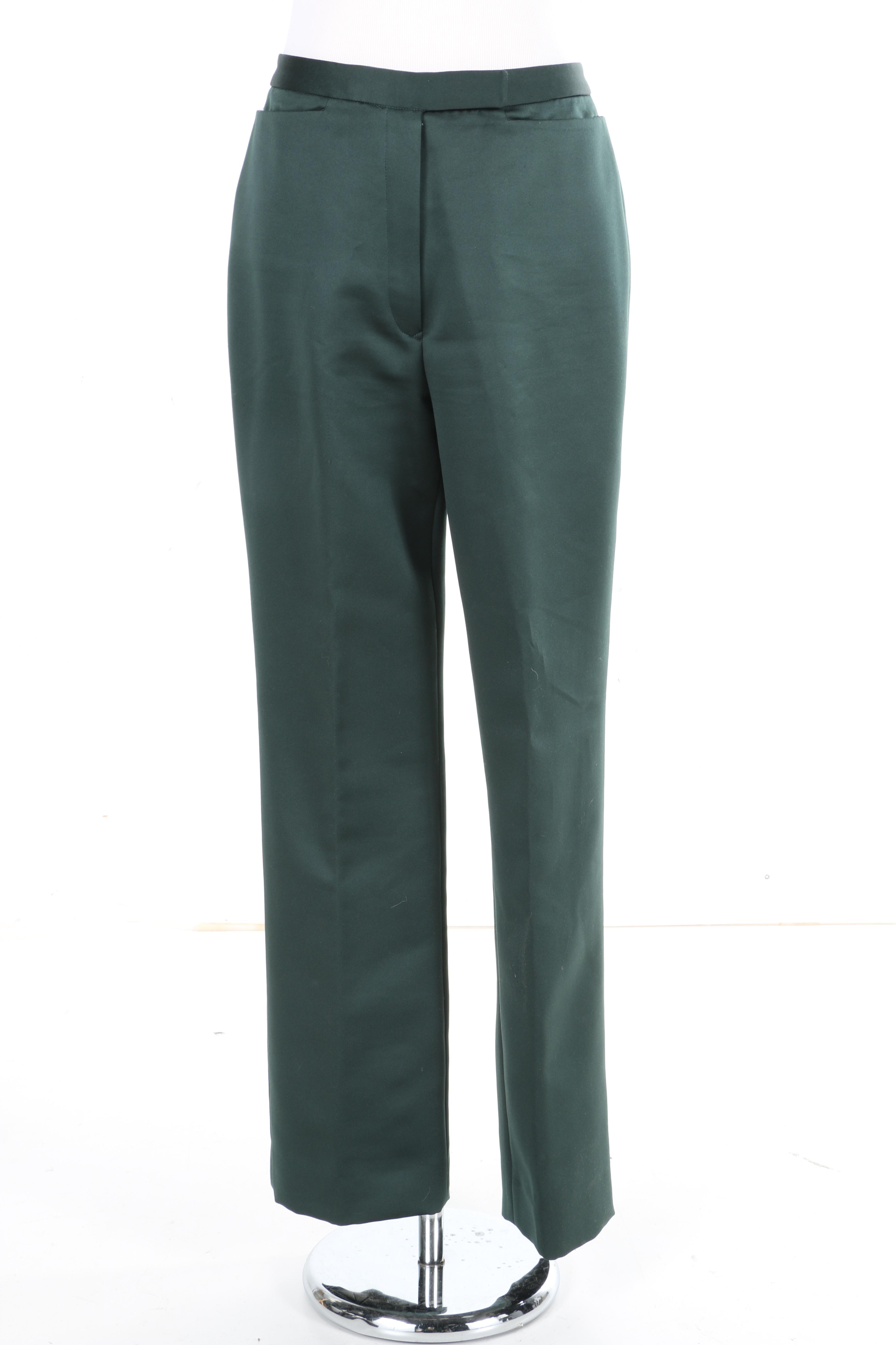 Richard Tyler Couture Women's Suit and Feathered Corset