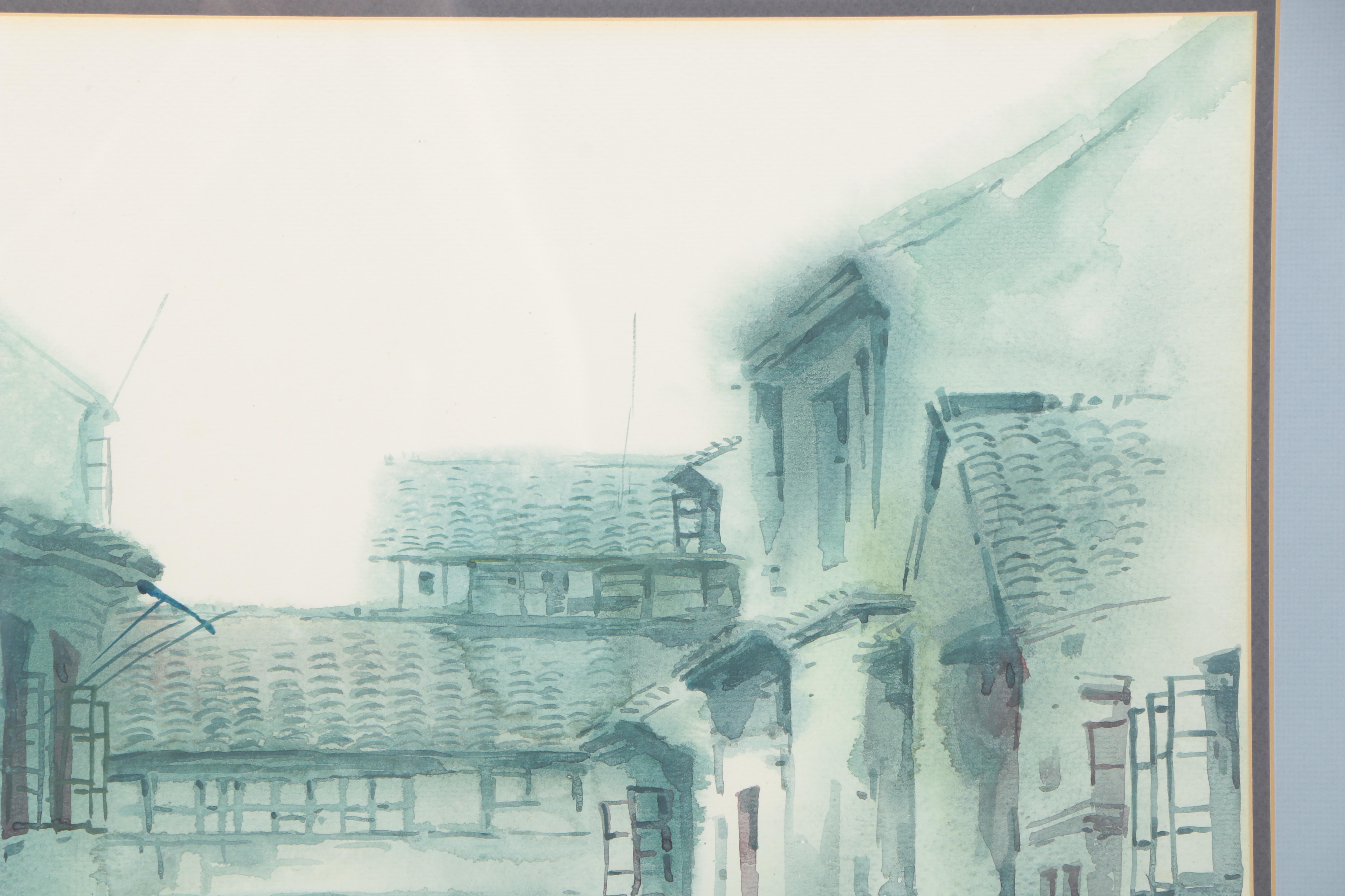 Dong Liang Yuan Watercolor on Paper