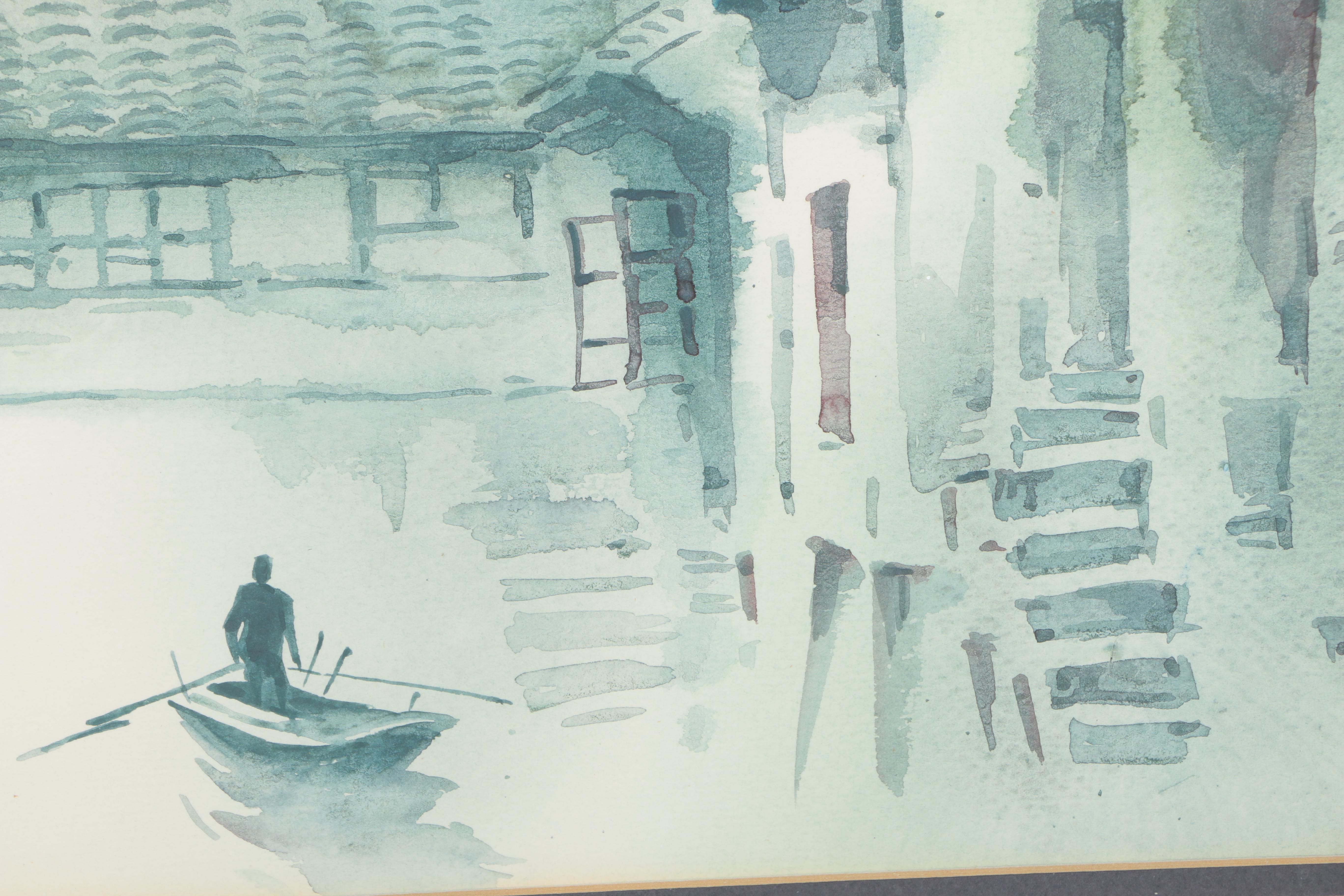 Dong Liang Yuan Watercolor on Paper