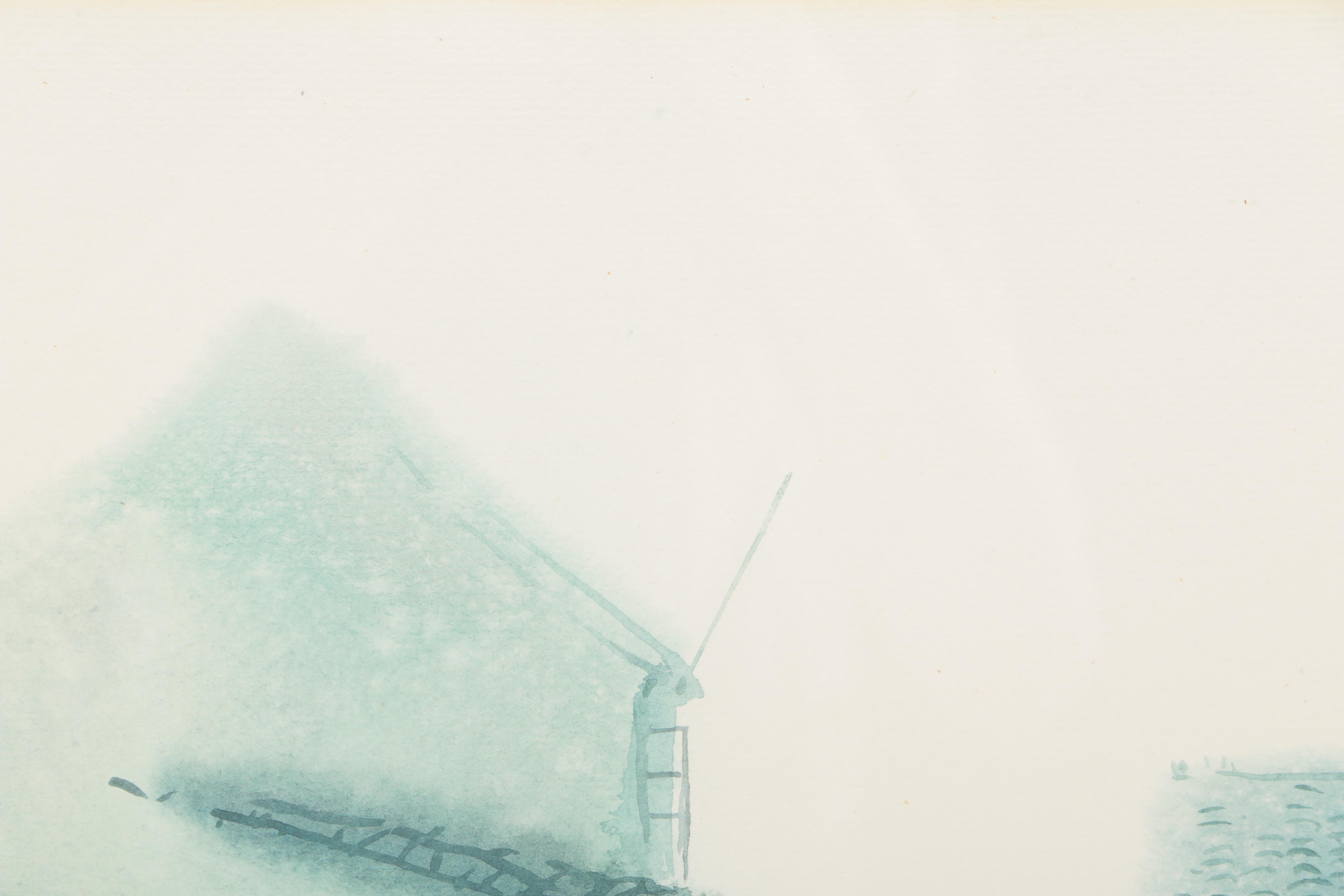 Dong Liang Yuan Watercolor on Paper