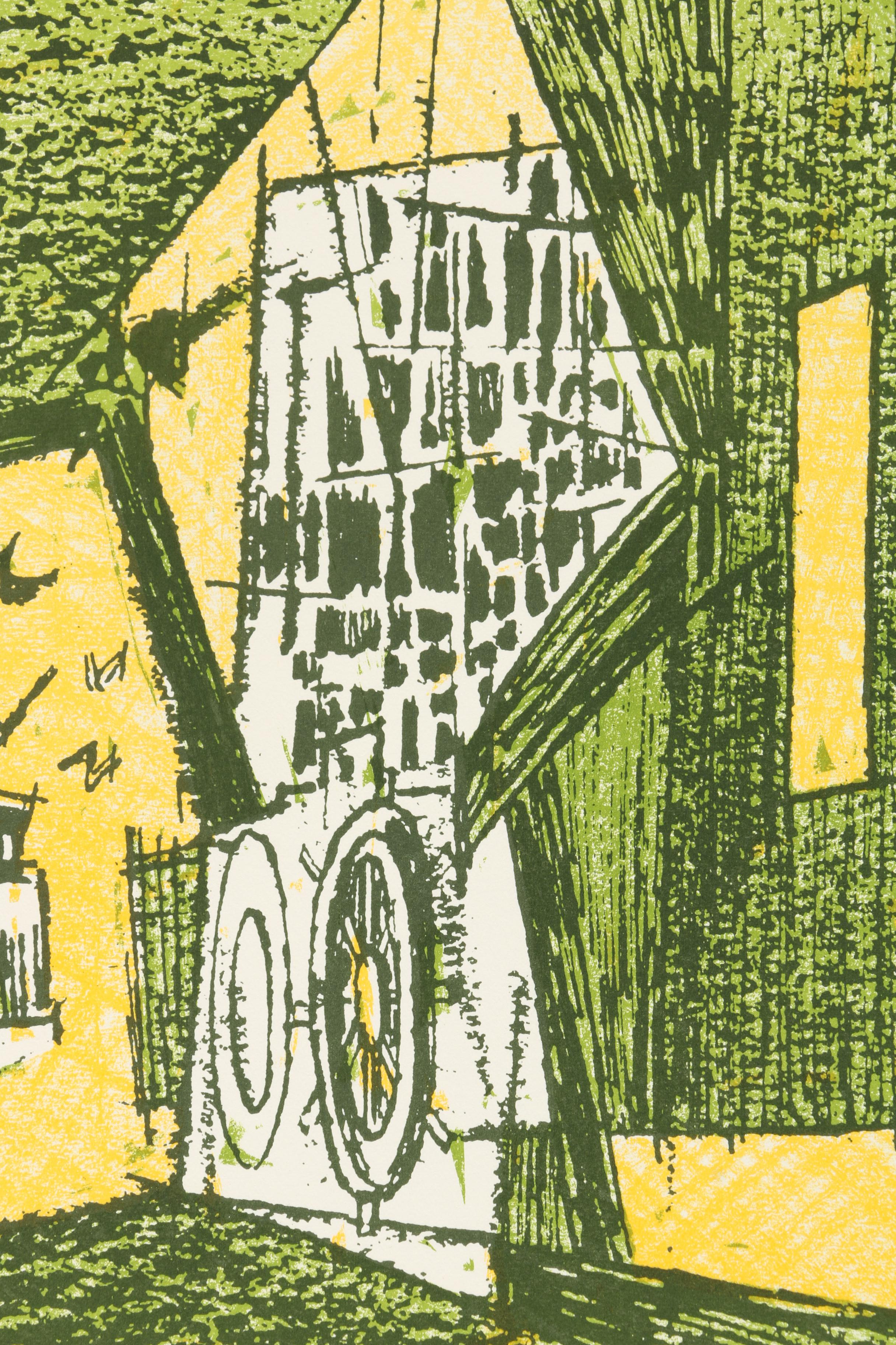 Jack Perlmutter Artist Proof Lithograph "Ferry"