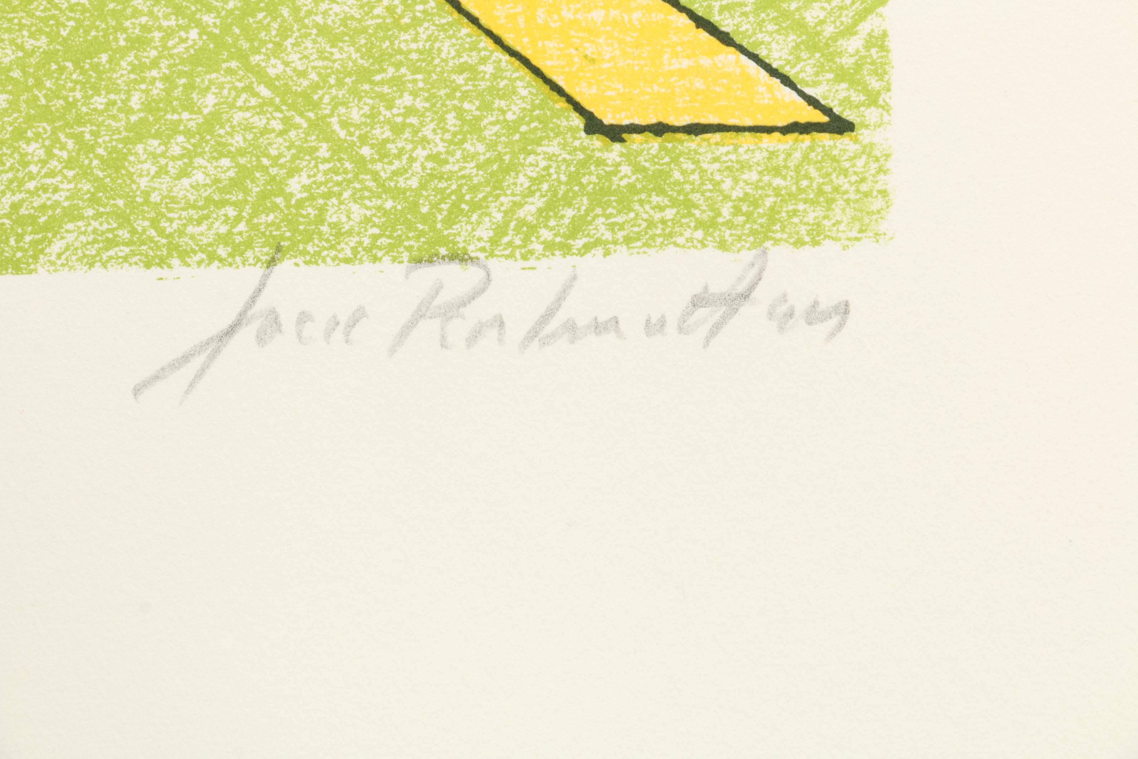 Jack Perlmutter Artist Proof Lithograph "Ferry"