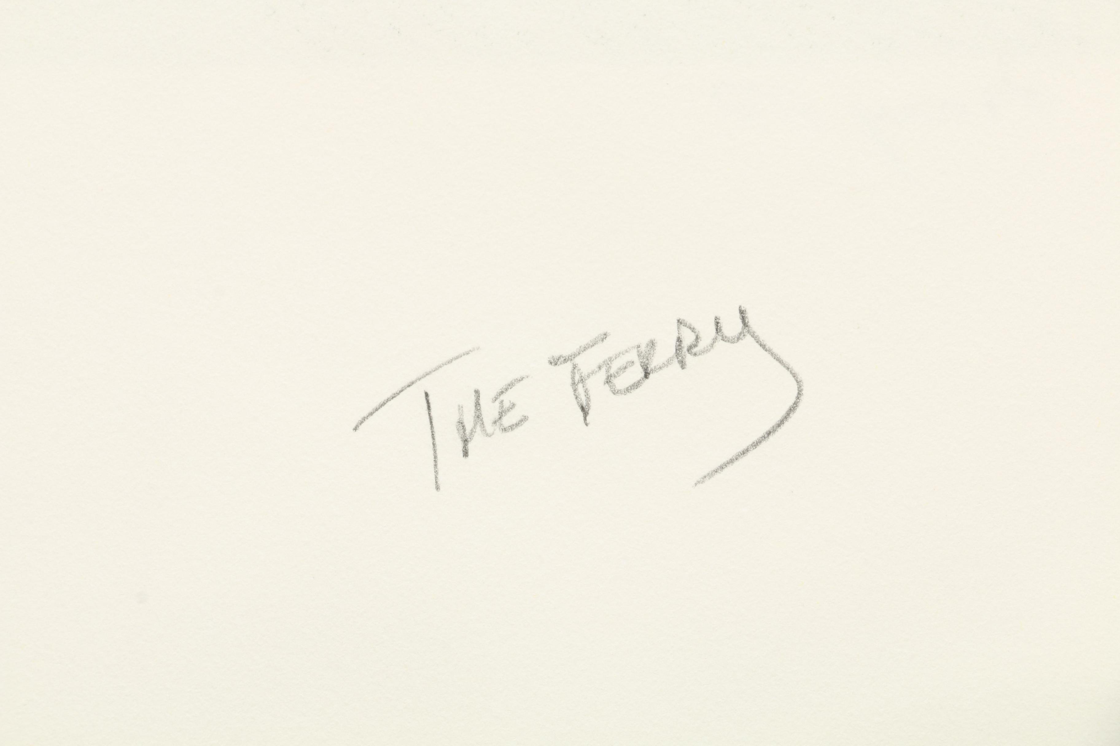 Jack Perlmutter Artist Proof Lithograph "Ferry"