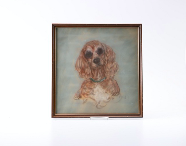 H.R. Hildebrand Pastel Portrait "Rusty"