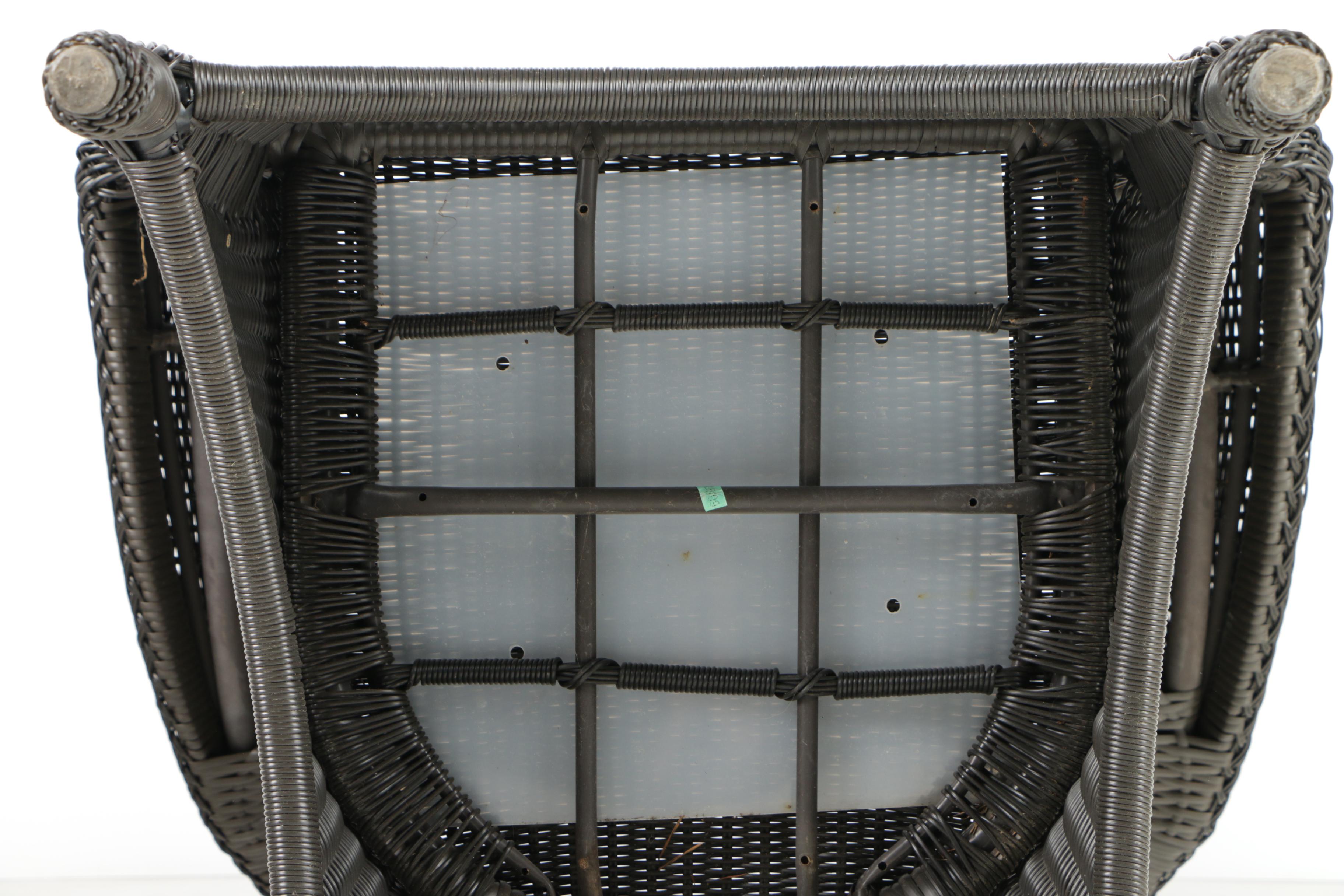 Set of Restoration Hardware Wicker Patio Chairs