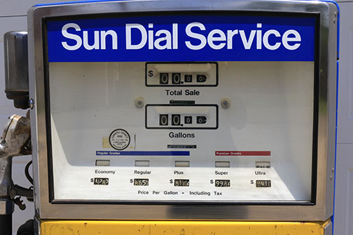 Vintage Sunoco Gas Pump