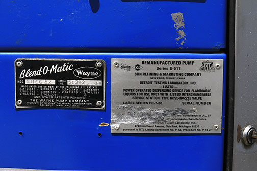 Vintage Sunoco Gas Pump