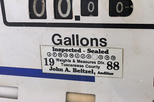 Vintage Sunoco Gas Pump