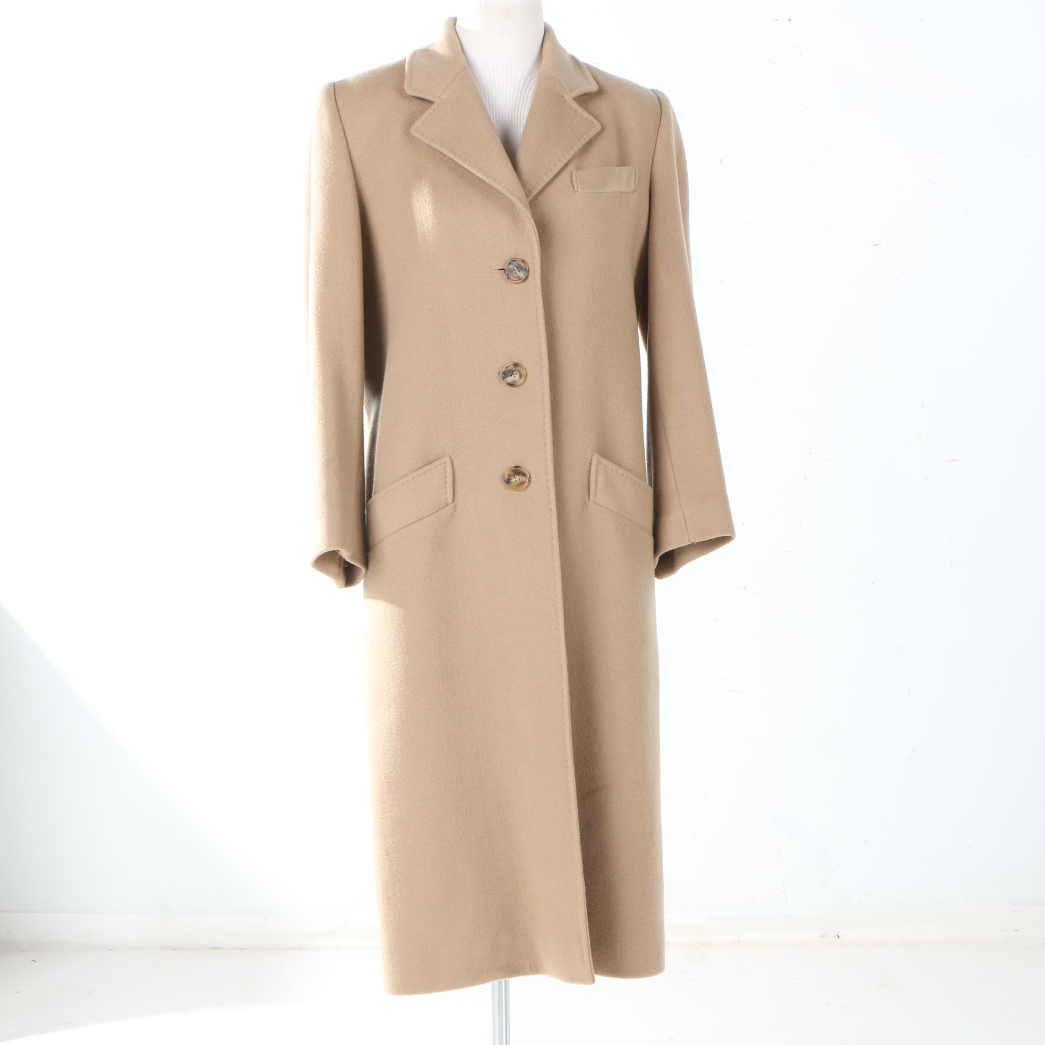 Fleurette Cashmere Blend Trench Coat