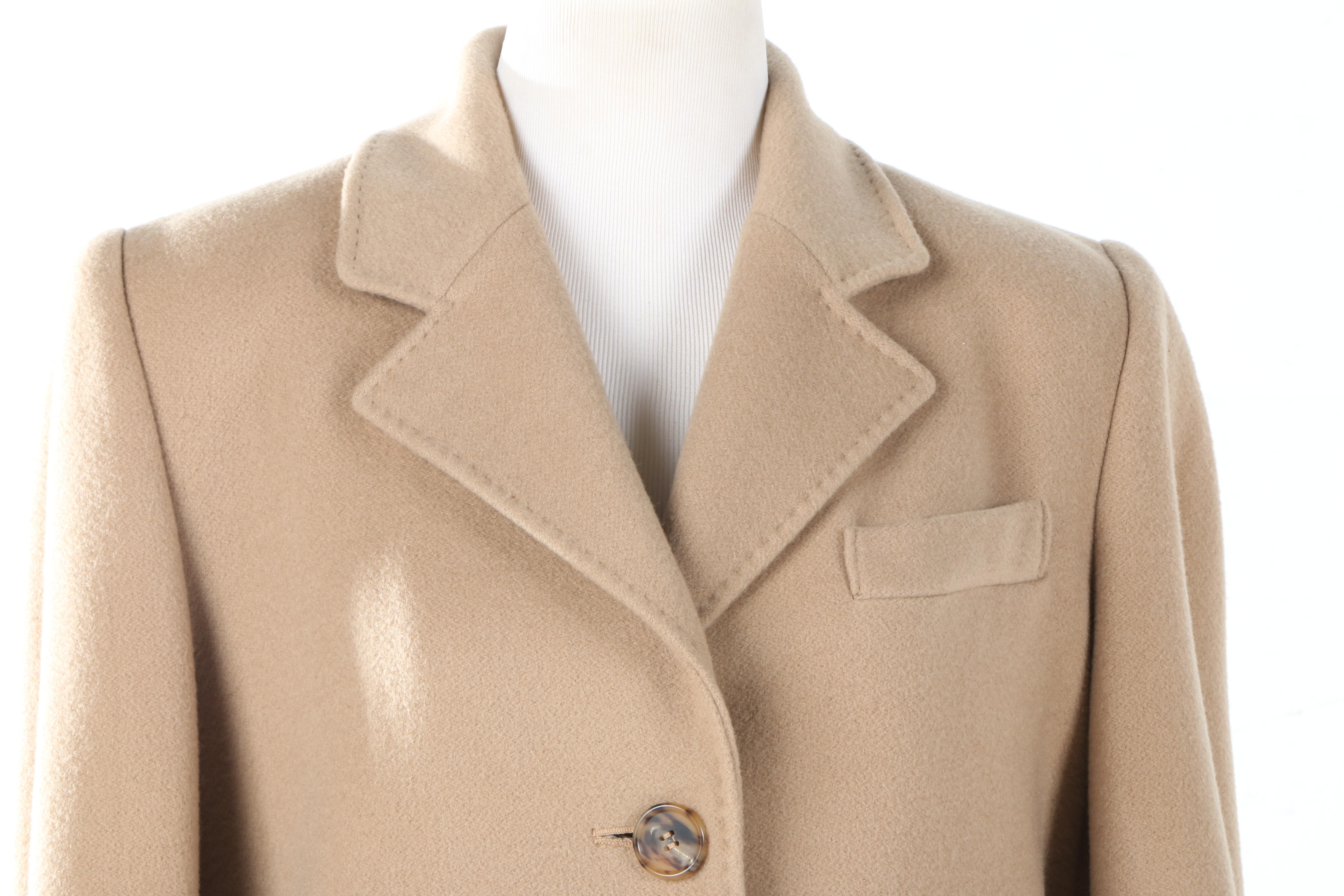 Fleurette Cashmere Blend Trench Coat