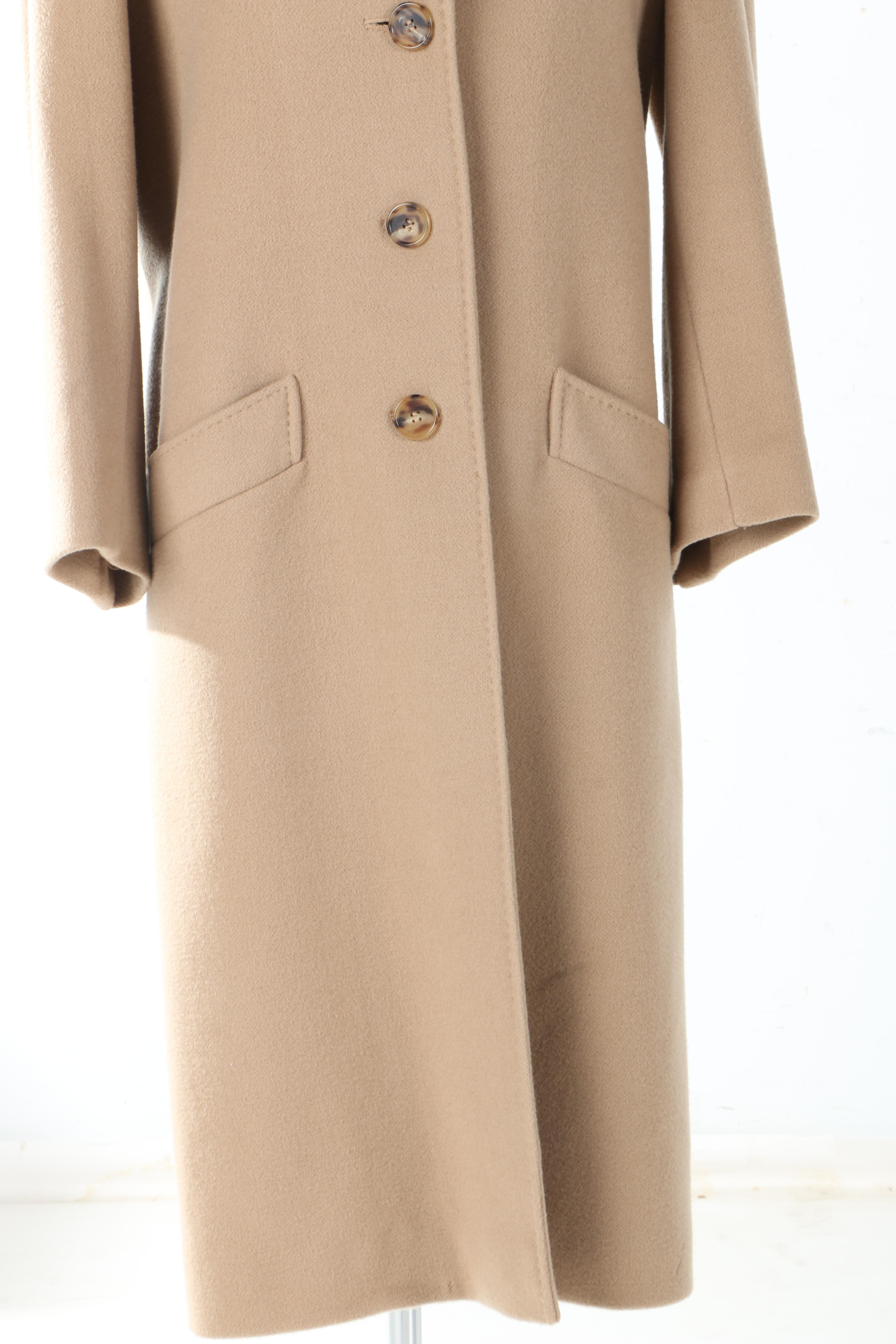 Fleurette Cashmere Blend Trench Coat