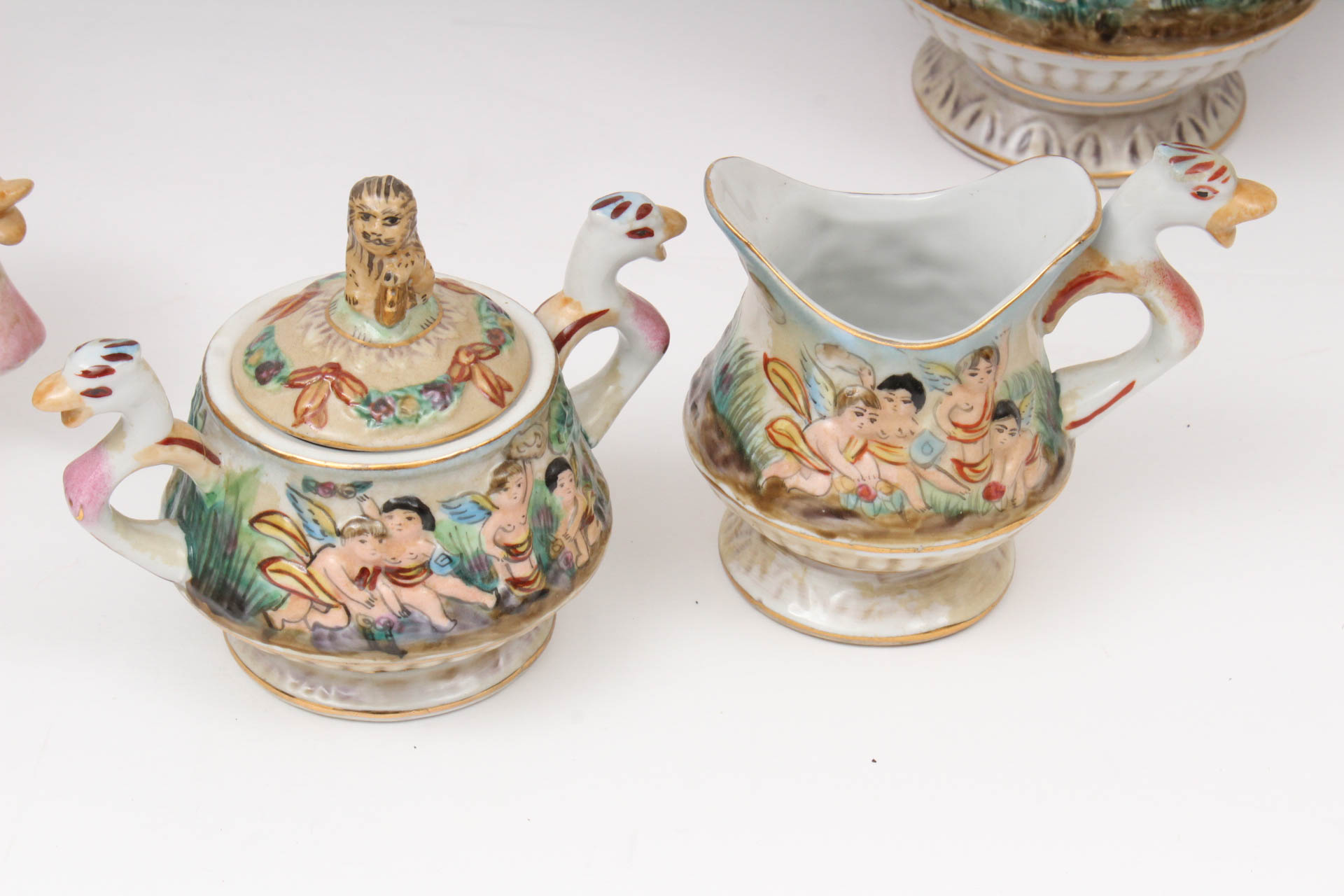 Vintage E.B Capodimonte Tea Service