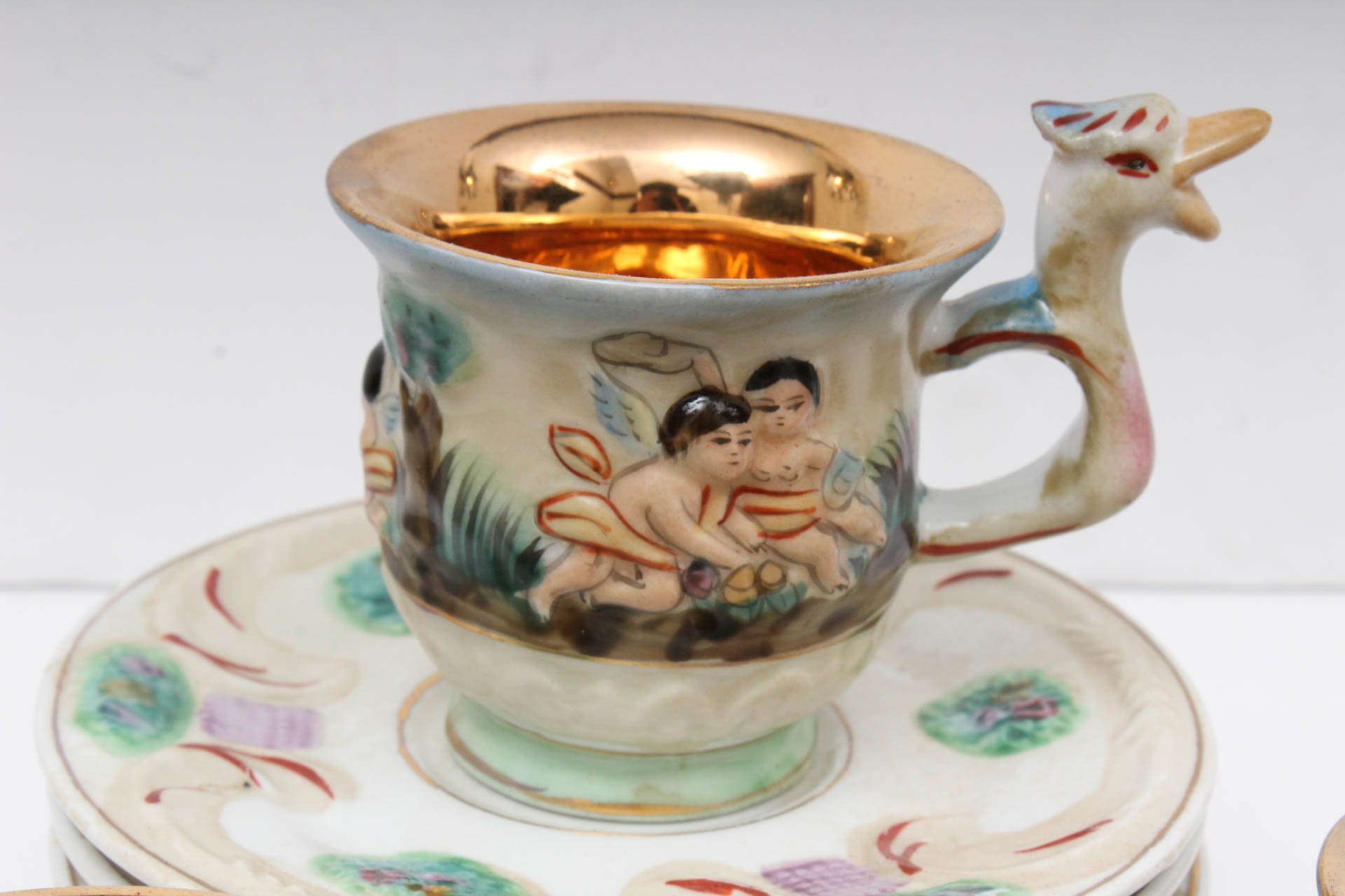 Vintage E.B Capodimonte Tea Service