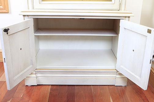 Vintage Glazed-Door Display Cabinet