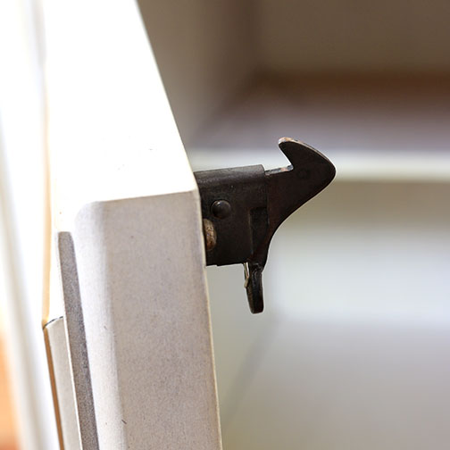 Vintage Glazed-Door Display Cabinet