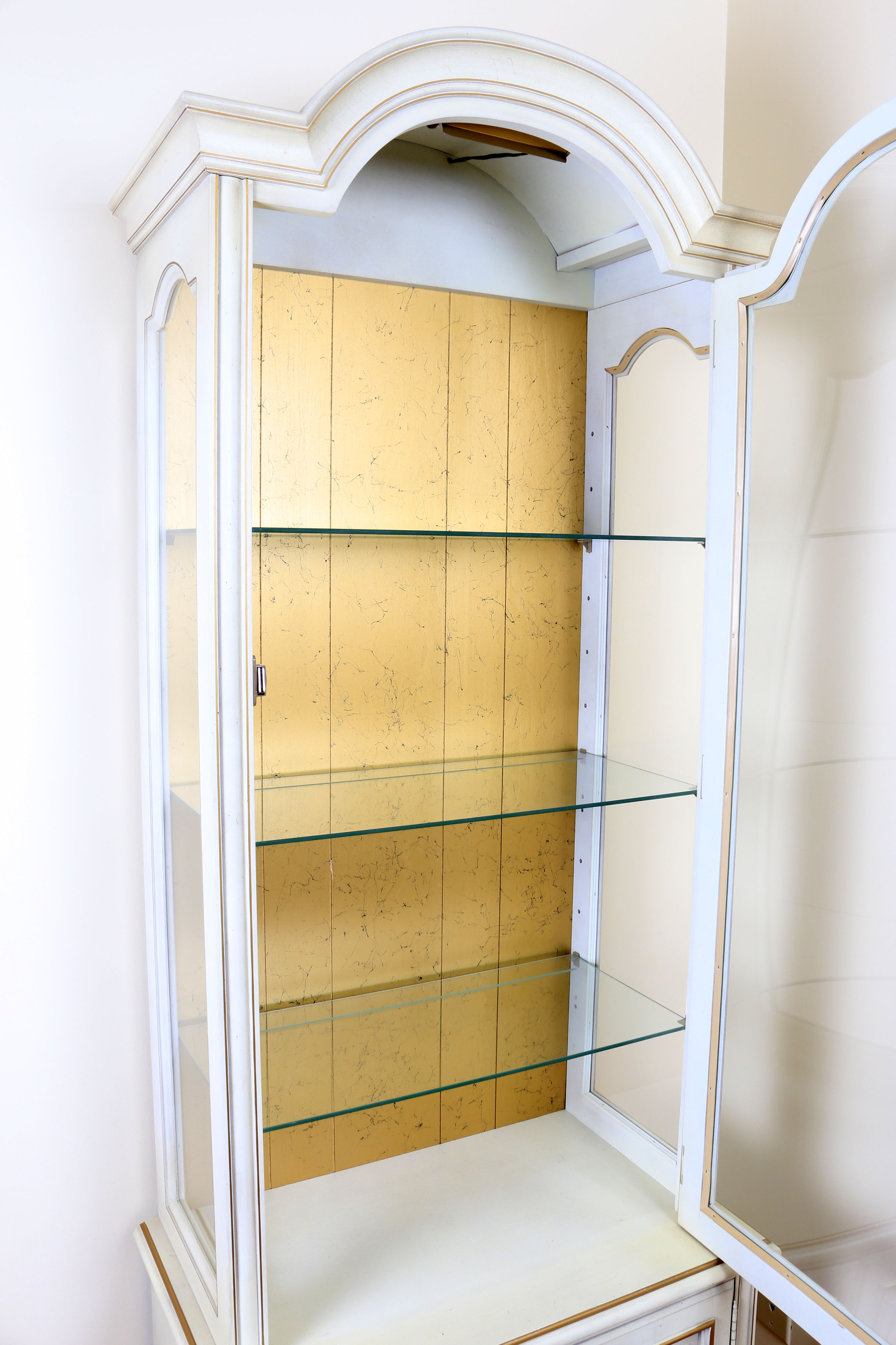 Vintage Glazed-Door Display Cabinet