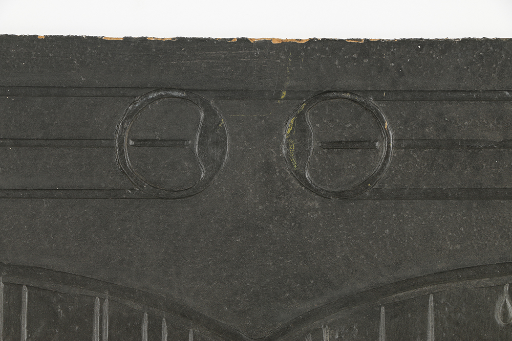 Signed Mixed Media on Board of Cranes