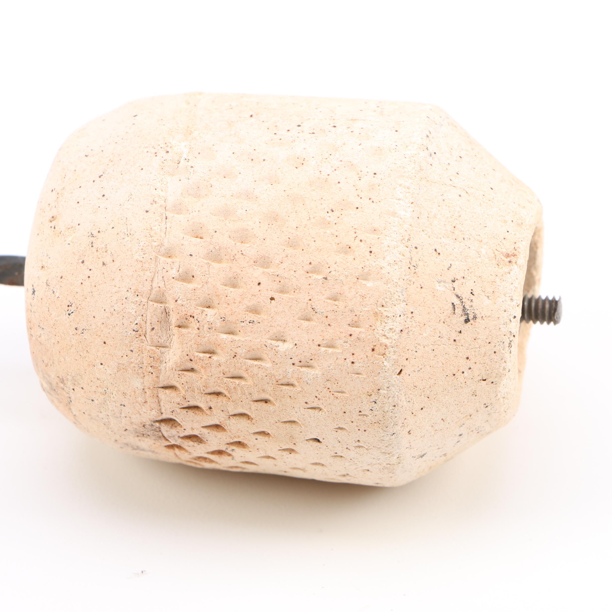 Wesson Oil Crock and Vintage Nantucket Fire Starter