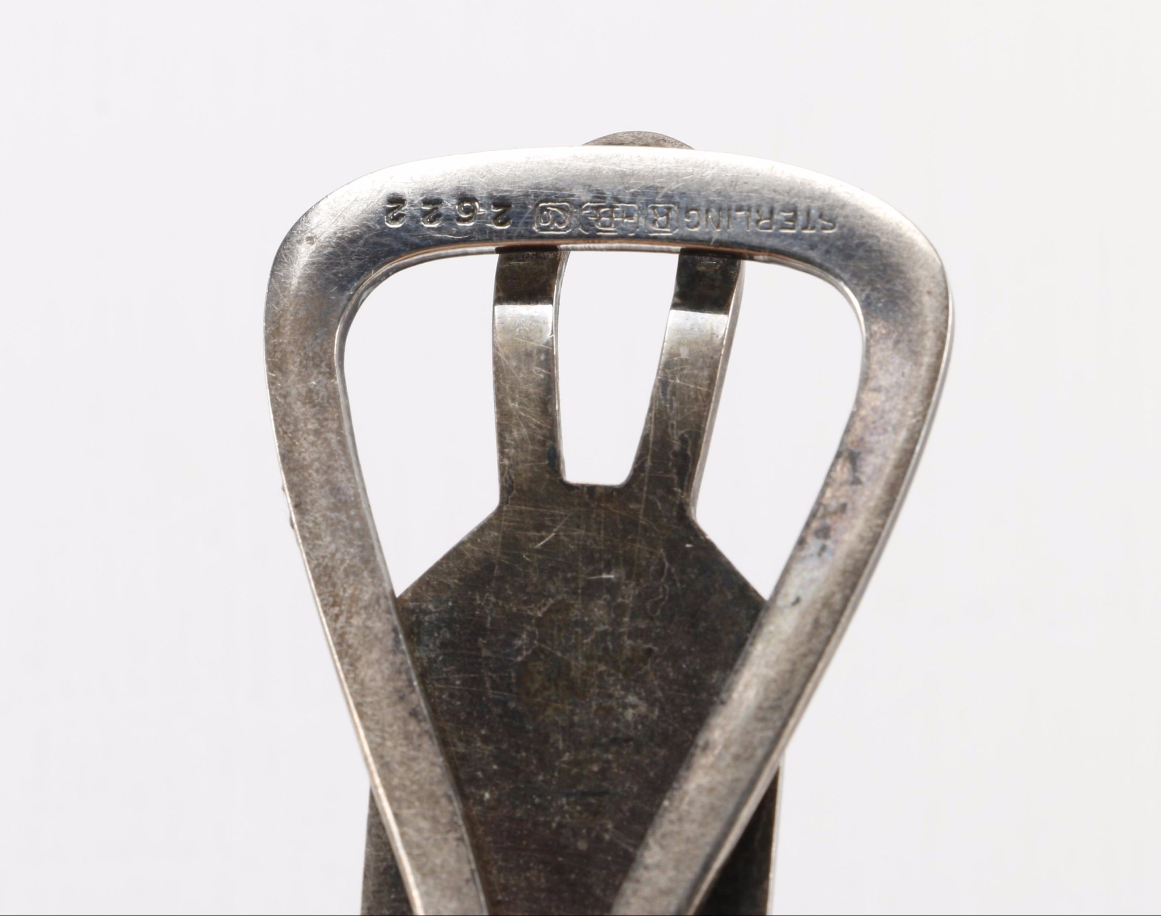 Sterling Silver Belt Buckle, Money Clip and Needle Case