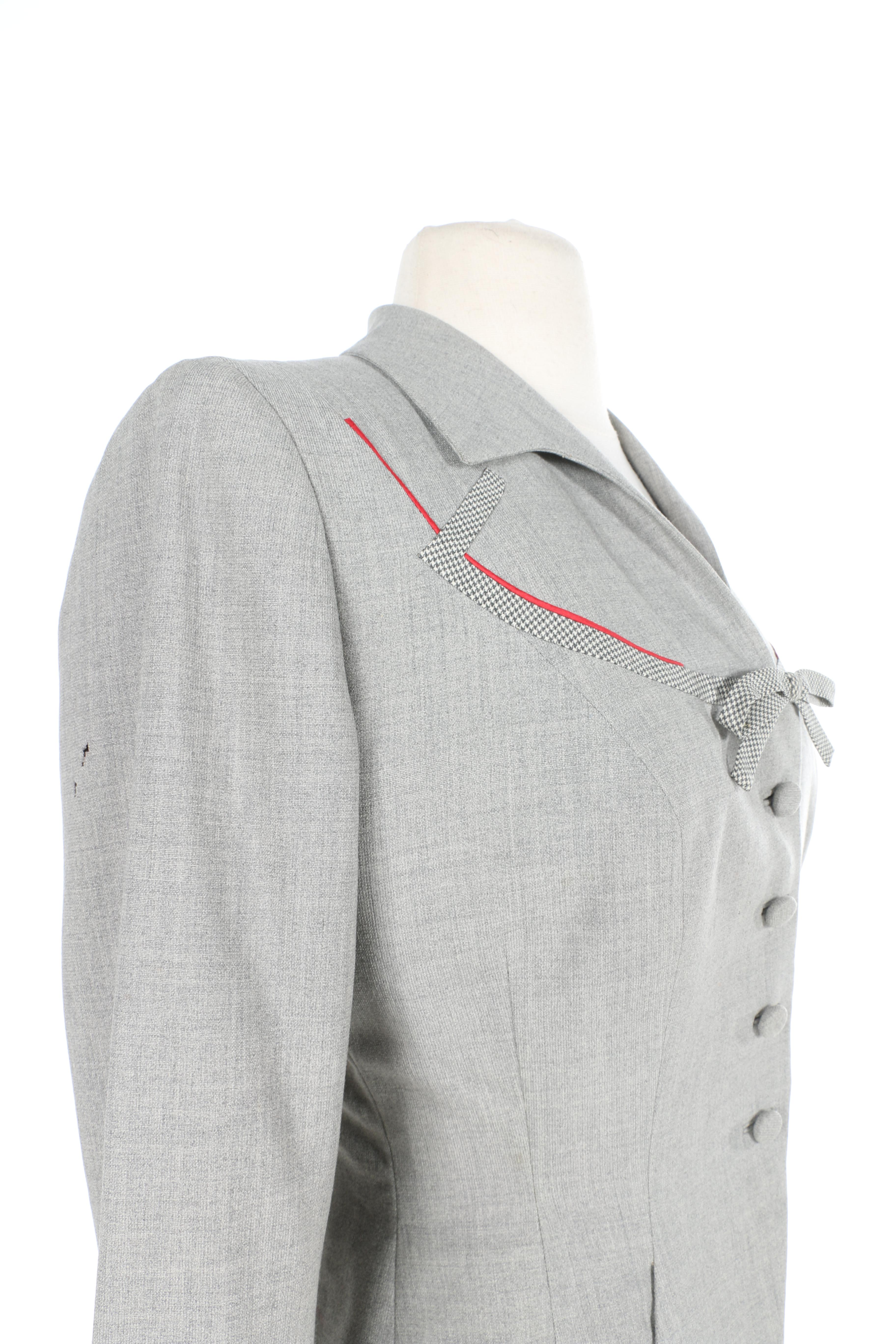 1940s Jay Thorpe Grey Blazer