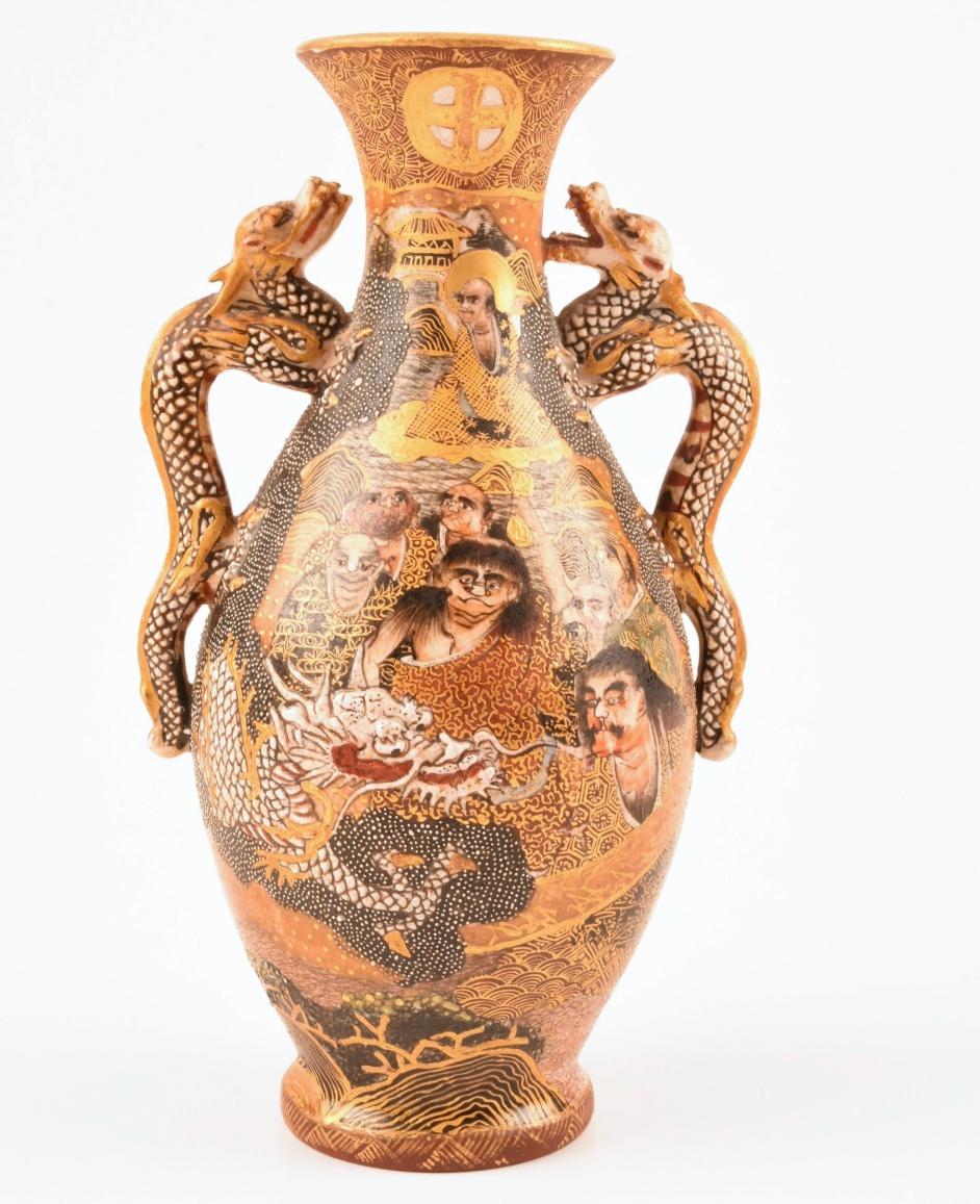 Three 19th Century Satsuma Vases