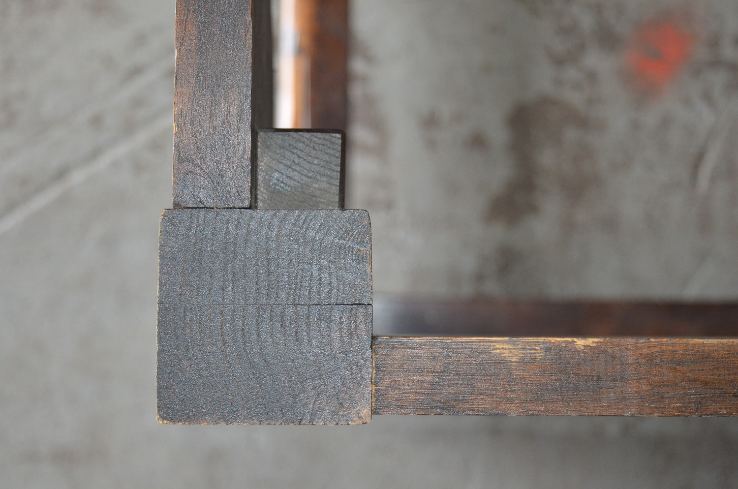 Vintage Queen Anne Style Oak Dining Table