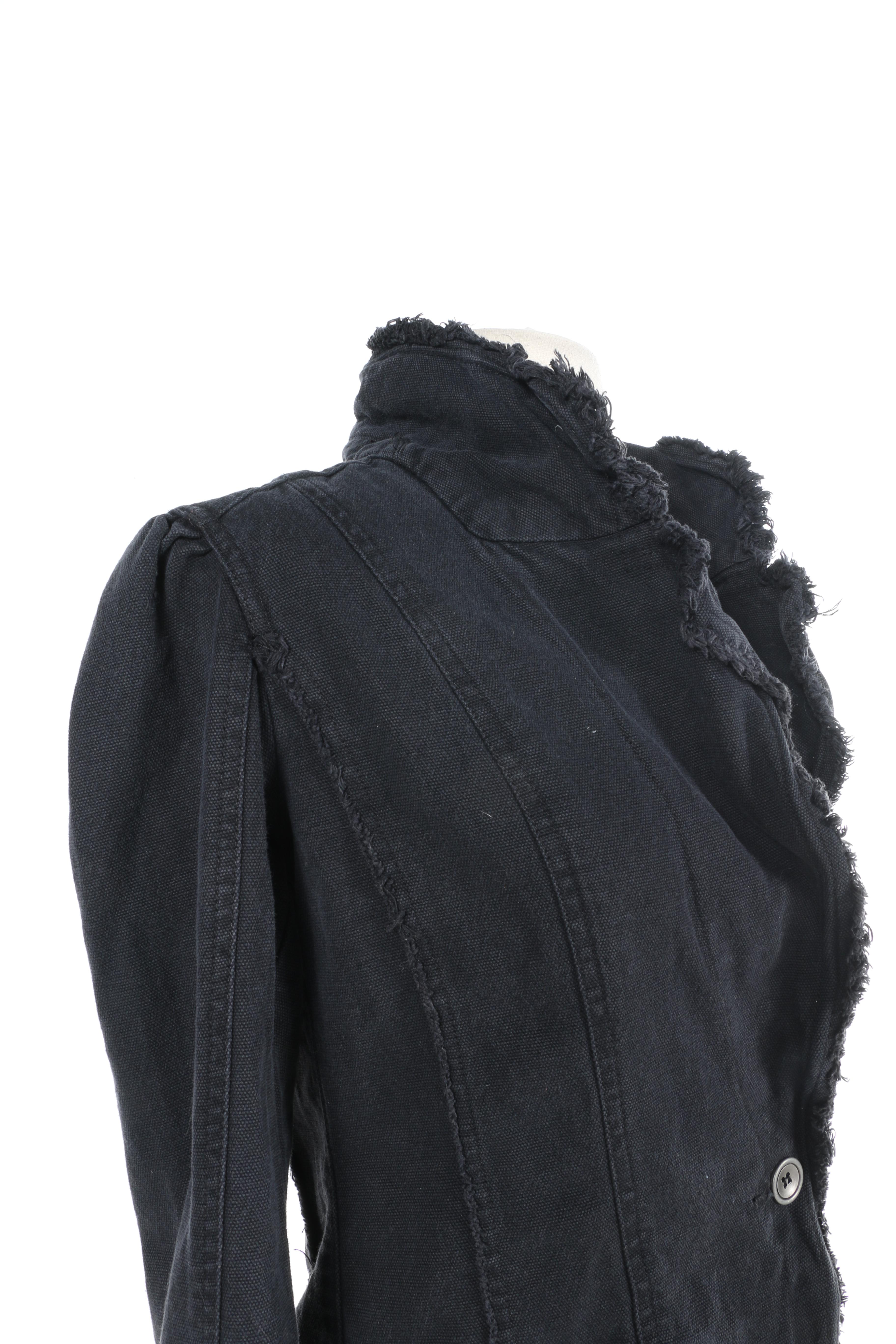 Yag Couture Black Denim Jacket