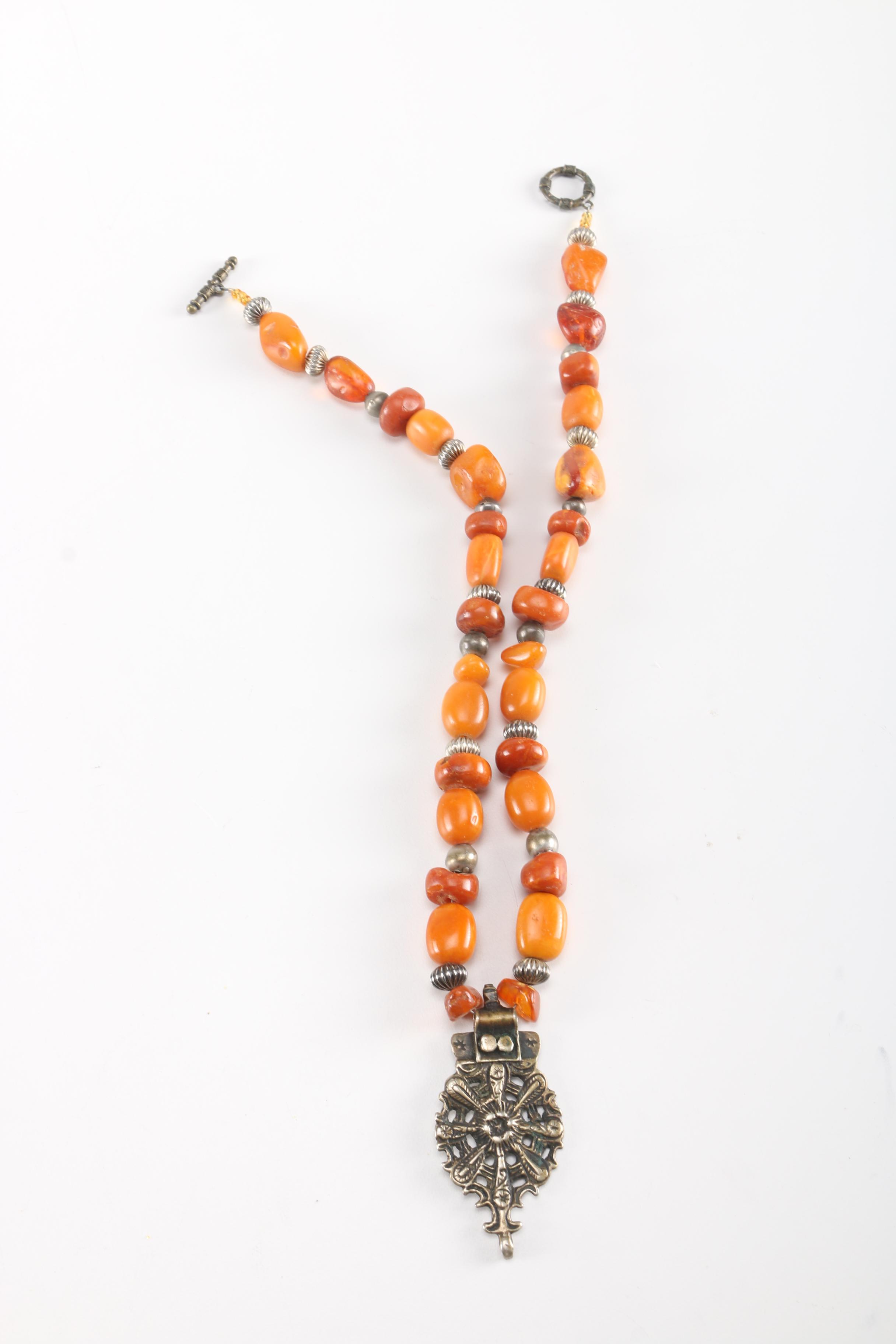 Amber Necklaces and Earrings