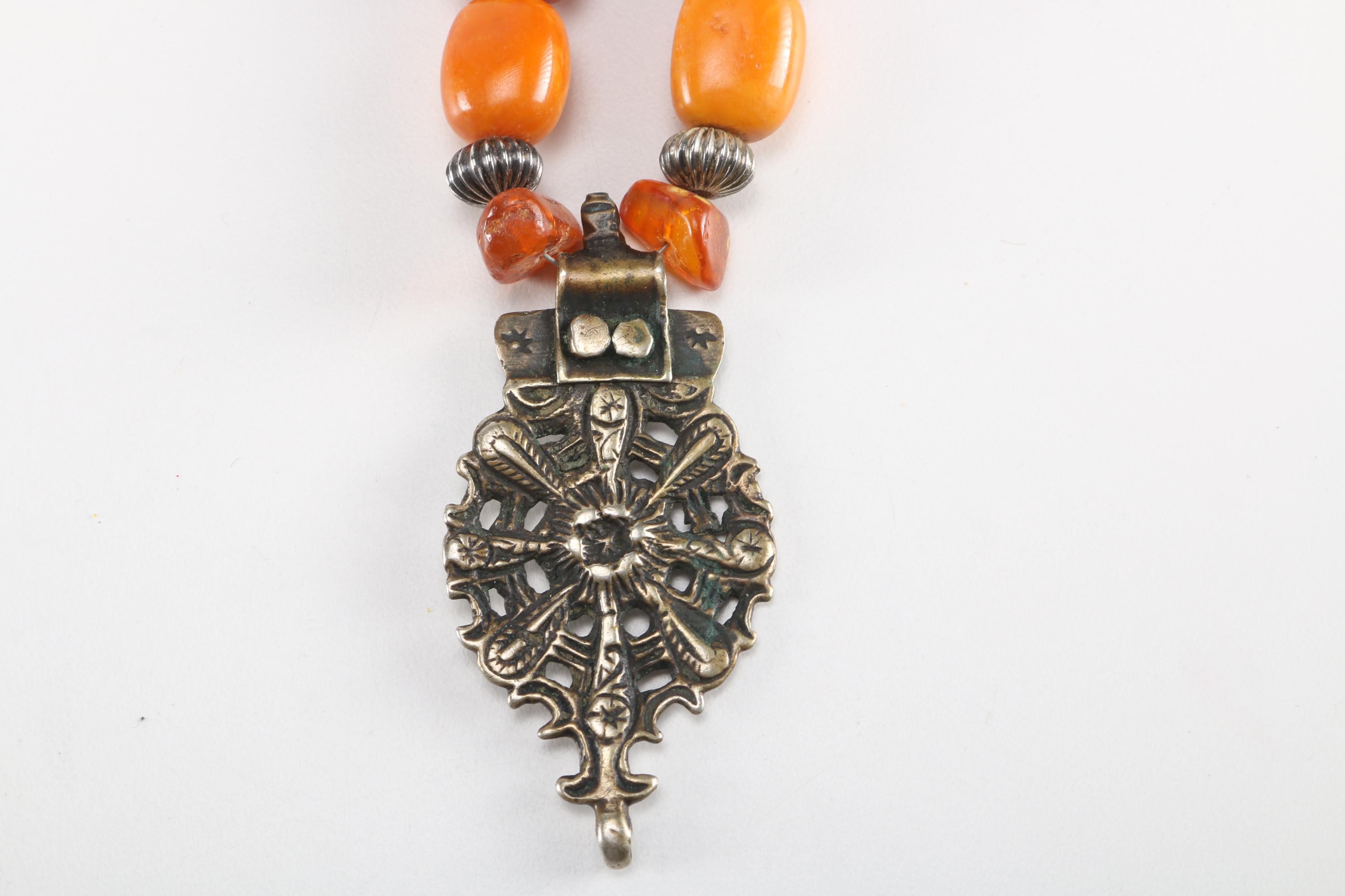 Amber Necklaces and Earrings