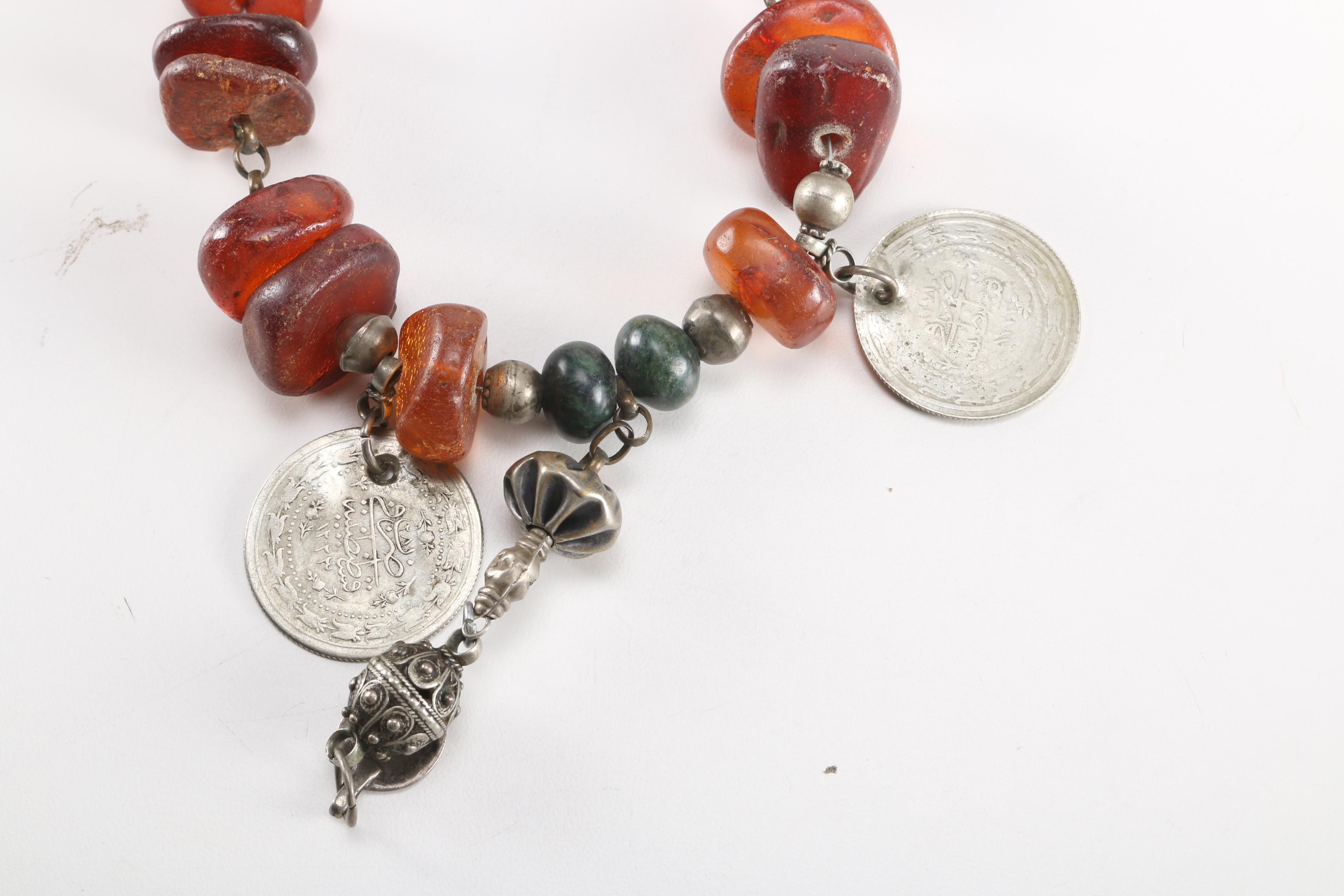 Amber Necklaces and Earrings