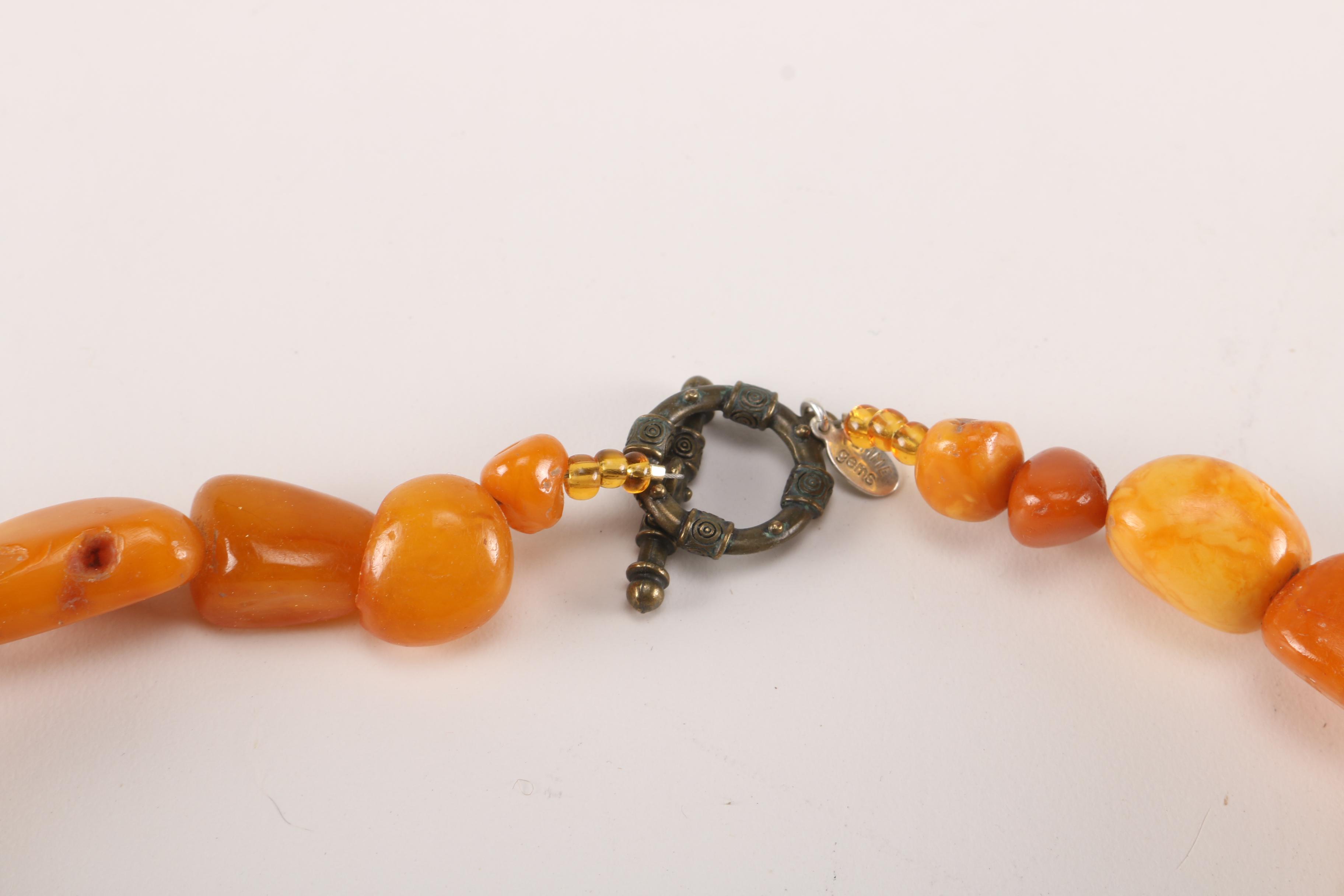 Amber Necklaces and Earrings