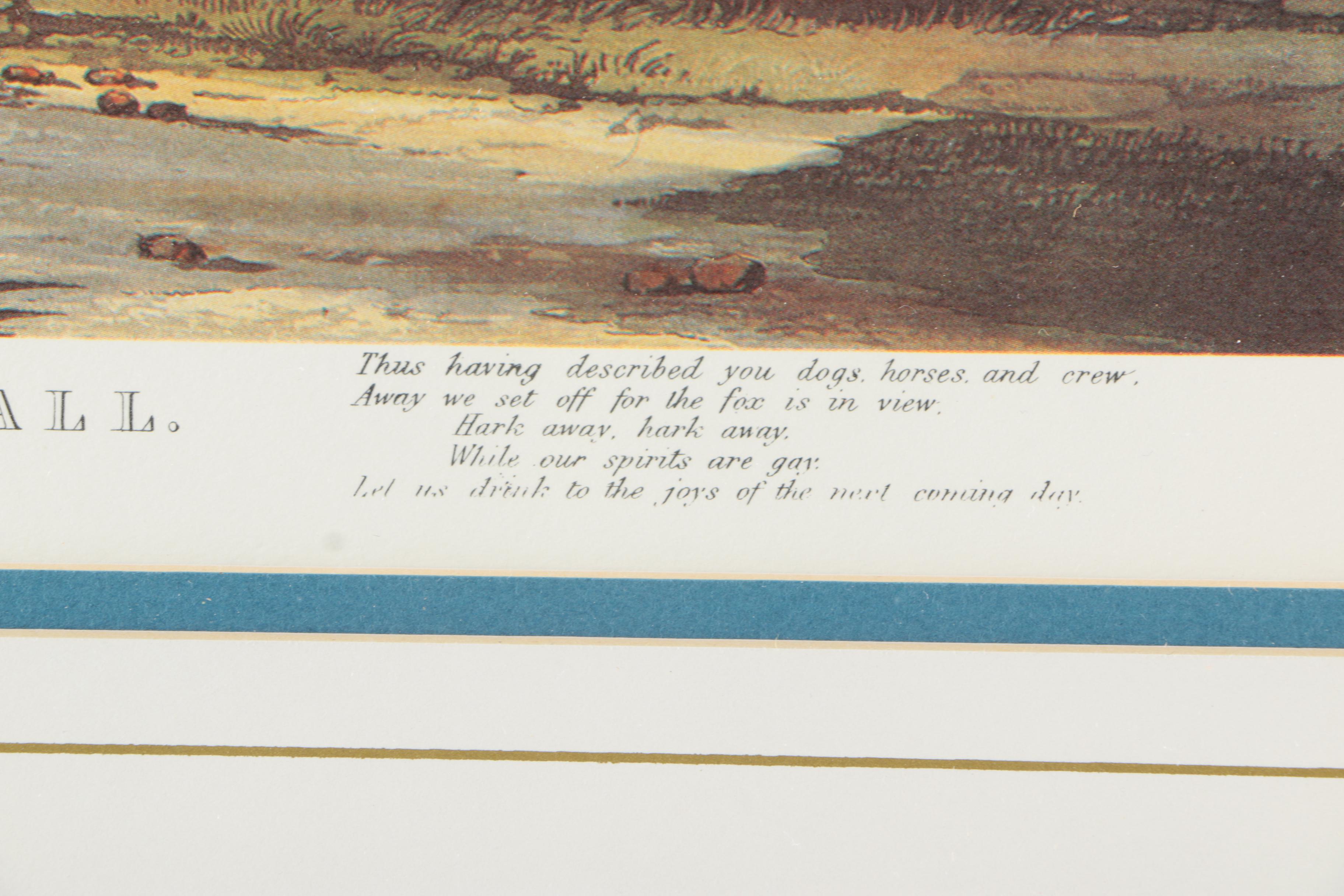 Offset Lithograph After Francis Calcraft Turner "Bachelor's Hall, Plate No. 4"