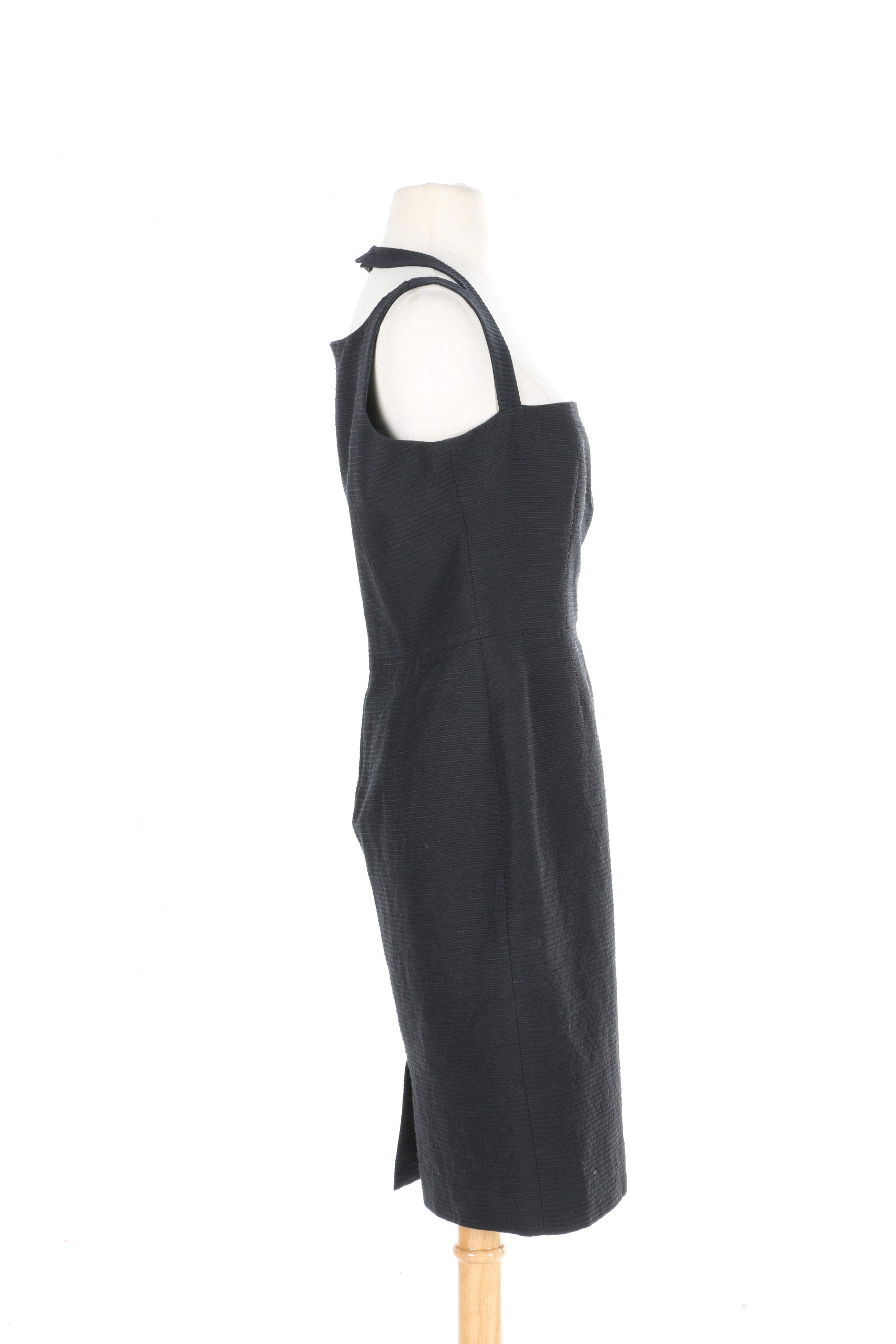 Martin Grant Black Sleeveless Dress
